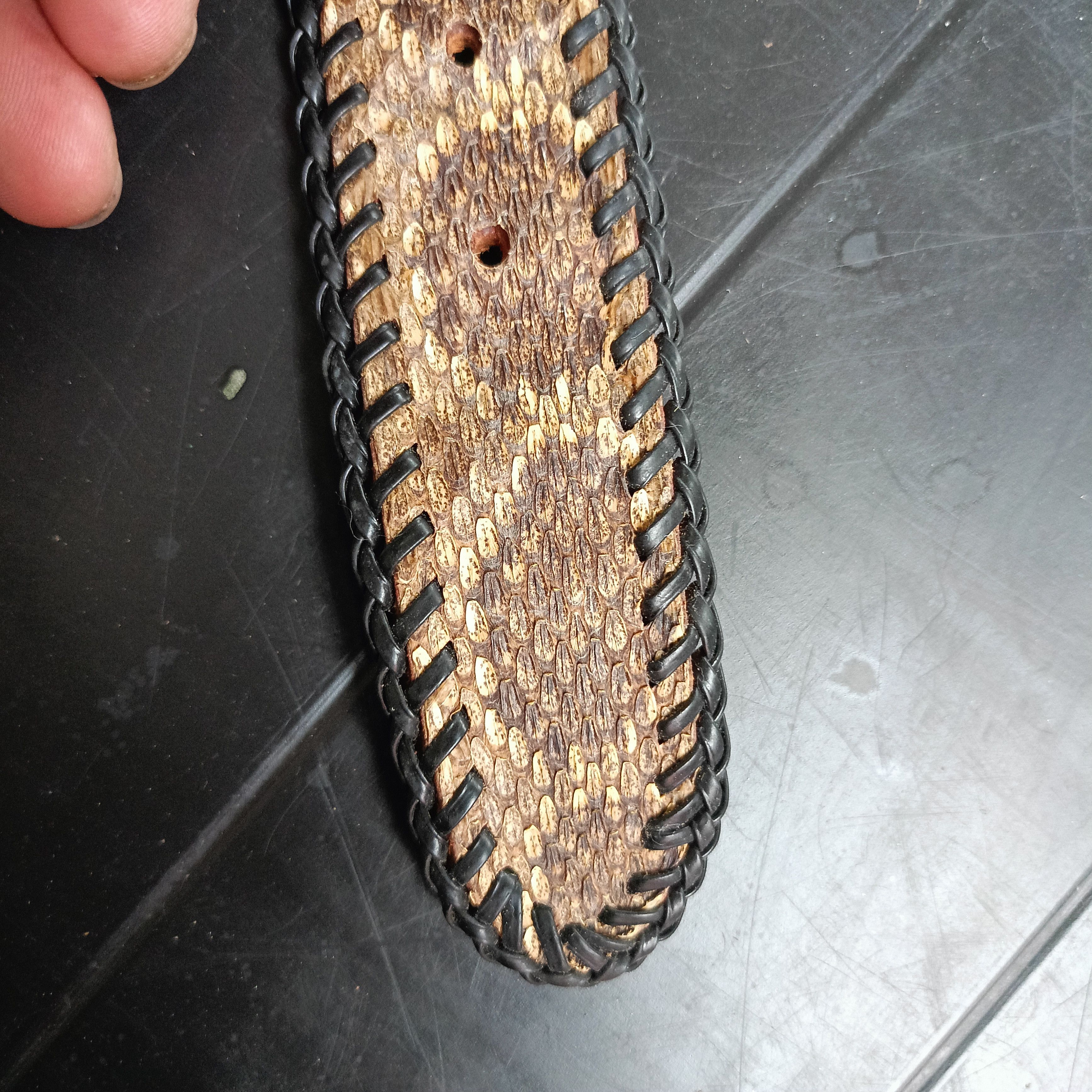Japanese Brand × Leather Snake Leather Belts Size 34 - 3 Thumbnail