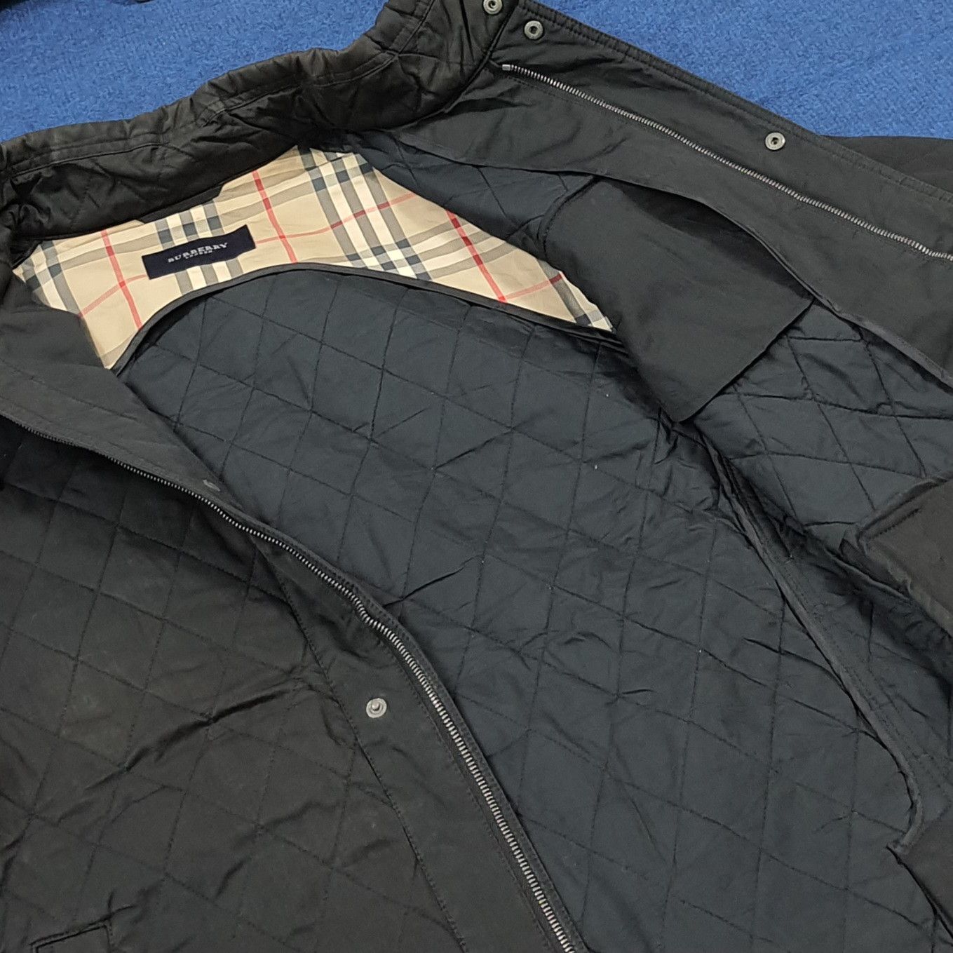 Burberry Vintage Burberry Nova Check Lining Quilt Field Coat C287N9 Size US L / EU 52-54 / 3 - 9 Thumbnail