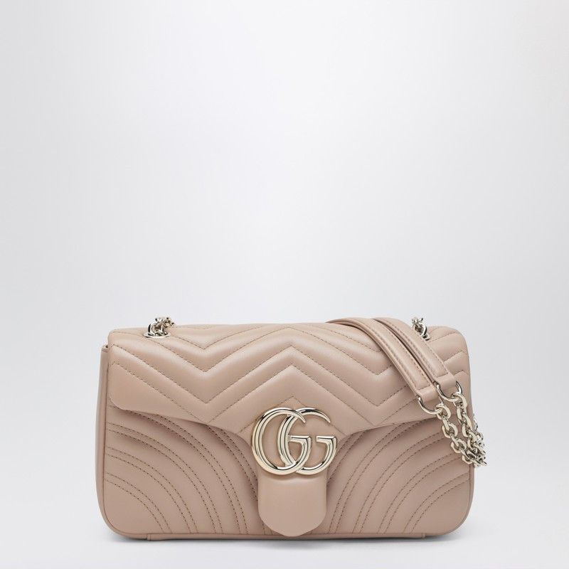 Gucci Gucci Medium Gg Marmont Shoulder Bag In Light Pink Size ONE SIZE - 1 Thumbnail
