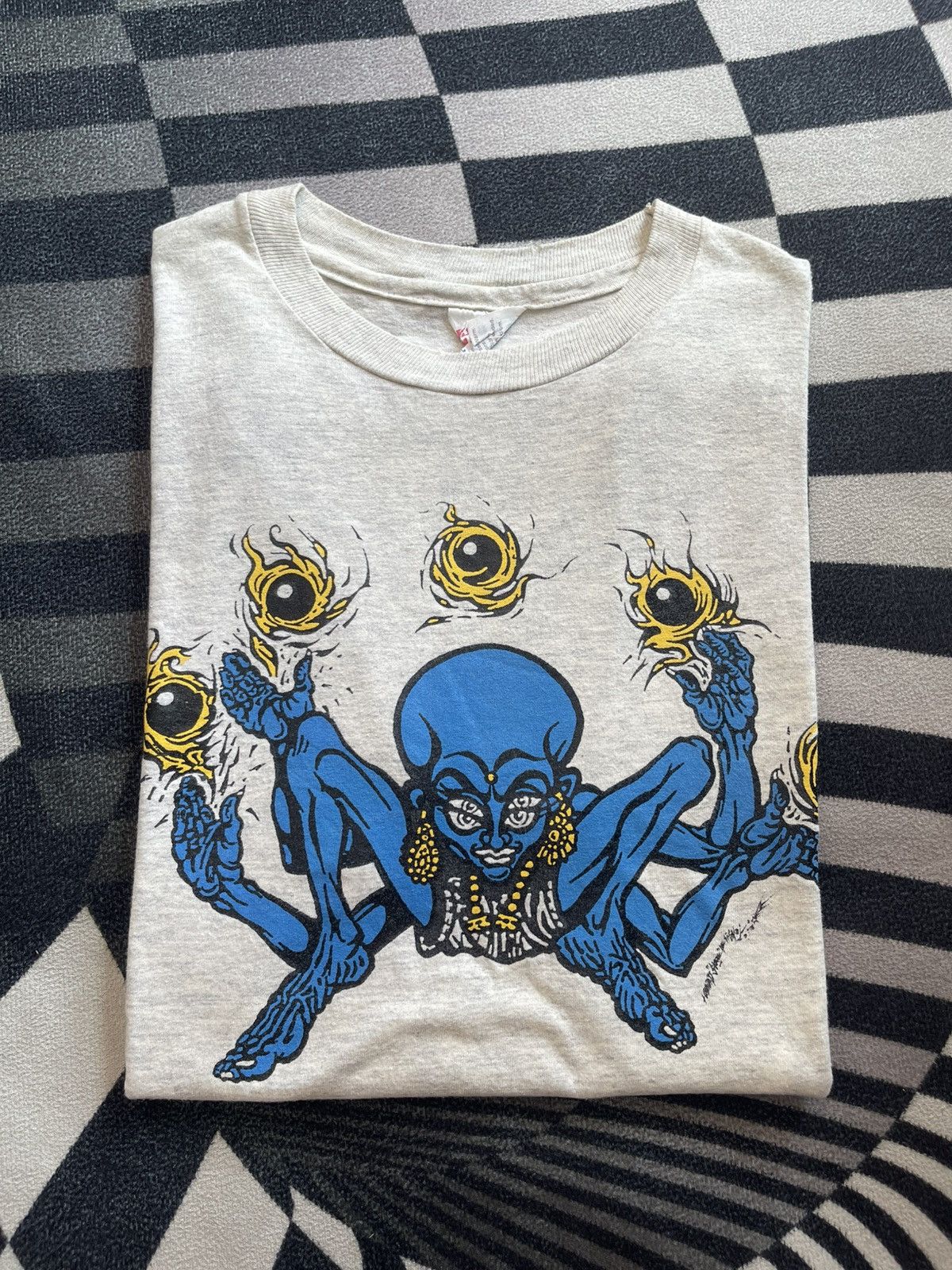 Band Tees Vintage 90s Burning Heads "Be-Ho" Band Tee Hanes Tag Size US M / EU 48-50 / 2 - 1 Thumbnail