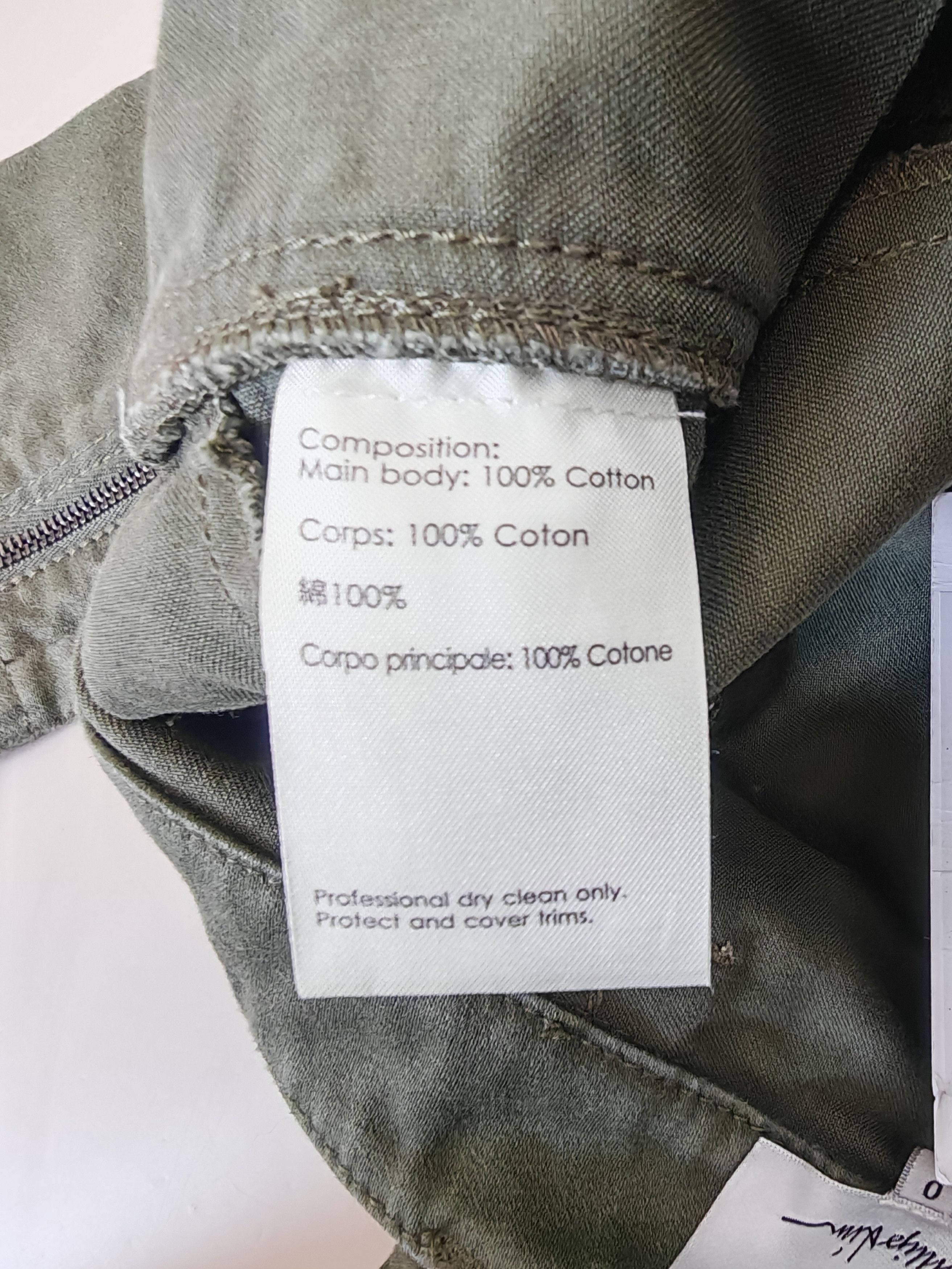3.1 Phillip Lim 3.1 Phillip Lim Army Green Cargo Pants – Size 0 (US/EU 36) Size 30" / US 8 / IT 44 - 10 Thumbnail