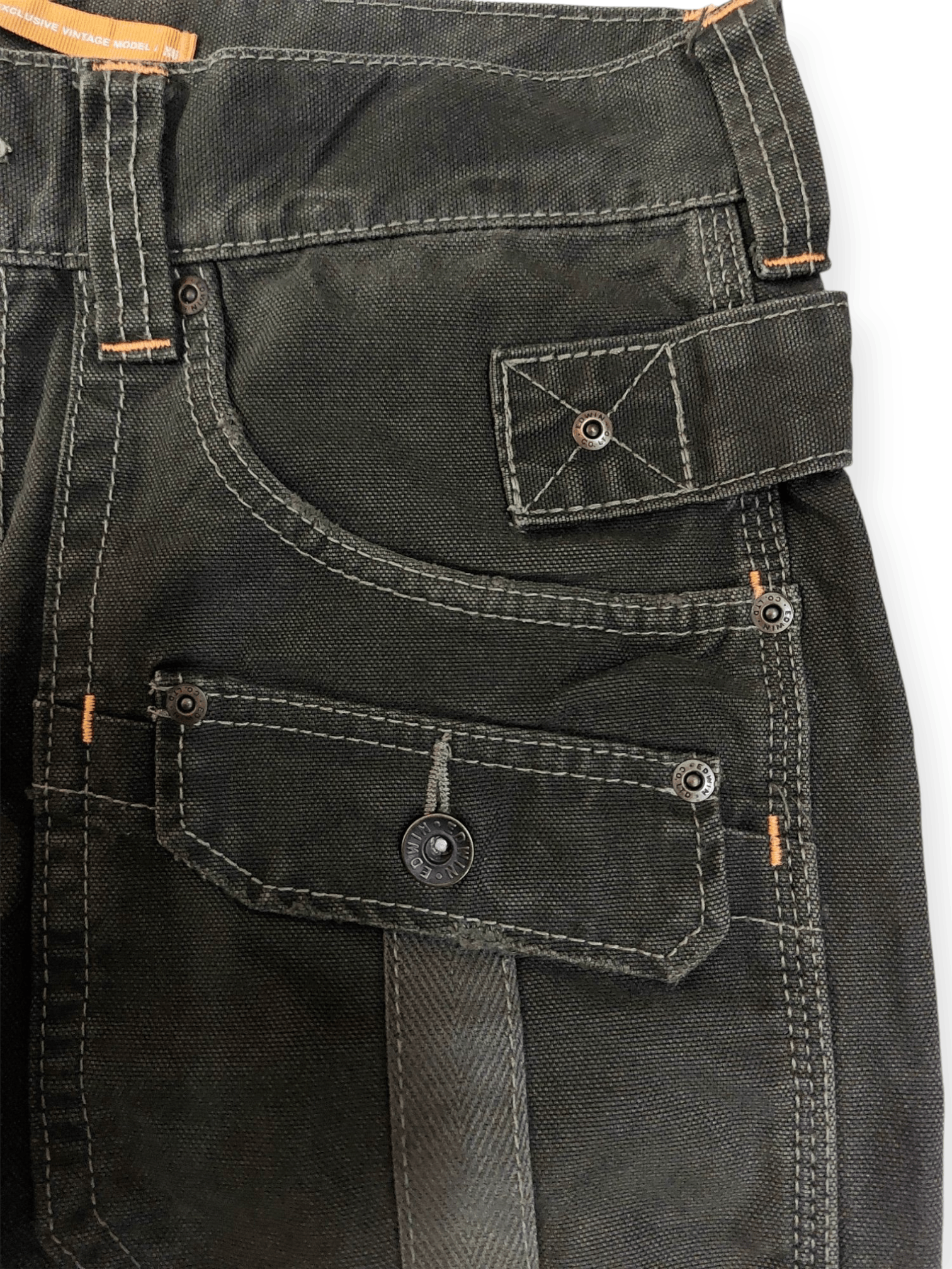 Edwin Edwin Exclusive Baggy Style Buckle Back Denim Size US 31 - 6 Thumbnail