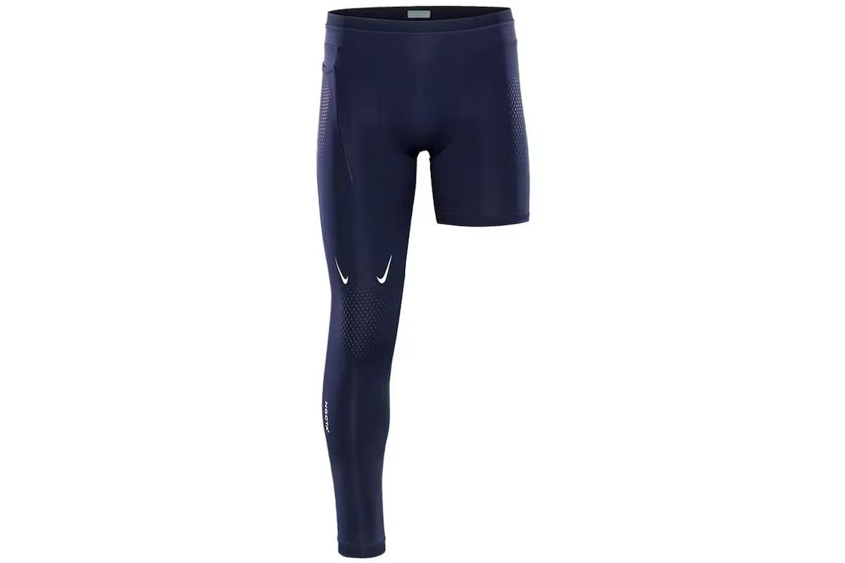 Drake × NOCTA × Nike Nocta x Nike - BLUE Men's SingleLeg Basketball Tight size M Size US 30 / EU 46 - 4 Thumbnail