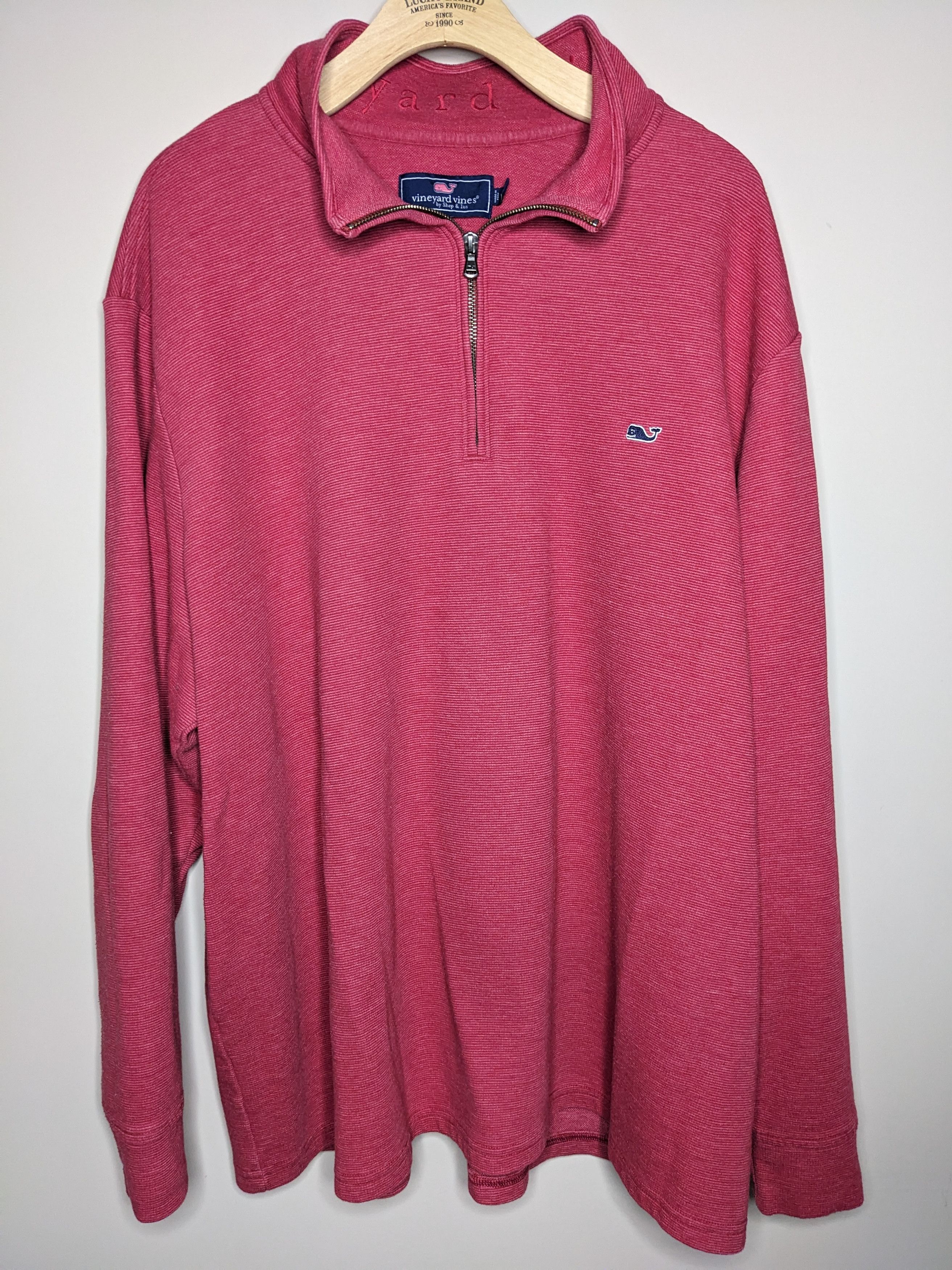Vineyard Vines Vineyard Vines Saltwater Quarter Zip Size 3XB Sailor Red Size US XXL / EU 58 / 5 - 2 Thumbnail