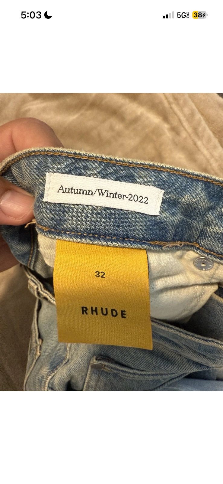 Rhude Rhude Doodle Jeans Size US 32 / EU 48 - 6 Thumbnail
