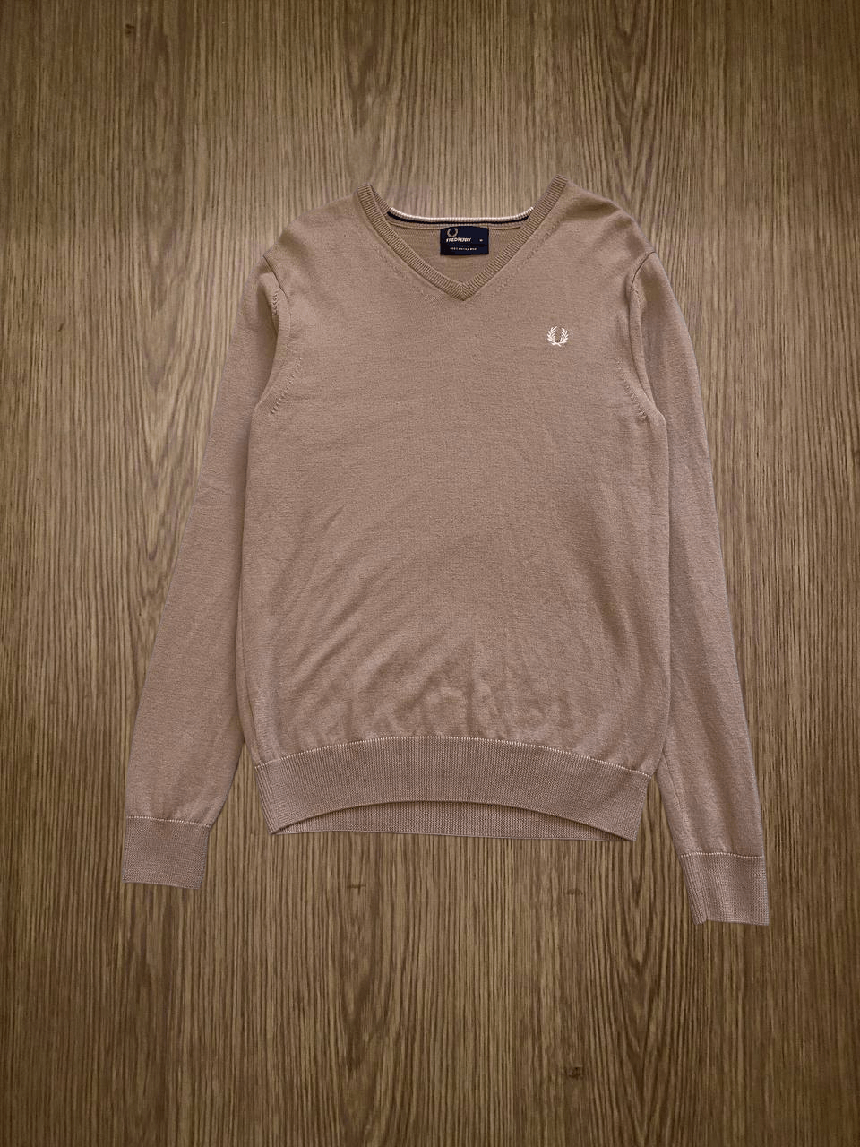 Fred Perry Fred Perry Vintage Mens V-Neck Knit Sweater Size US M / EU 48-50 / 2 - 1 Thumbnail