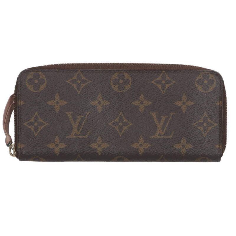 Louis Vuitton Louis Vuitton Monogram leather zipper Wallet Brown Size ONE SIZE - 1 Thumbnail