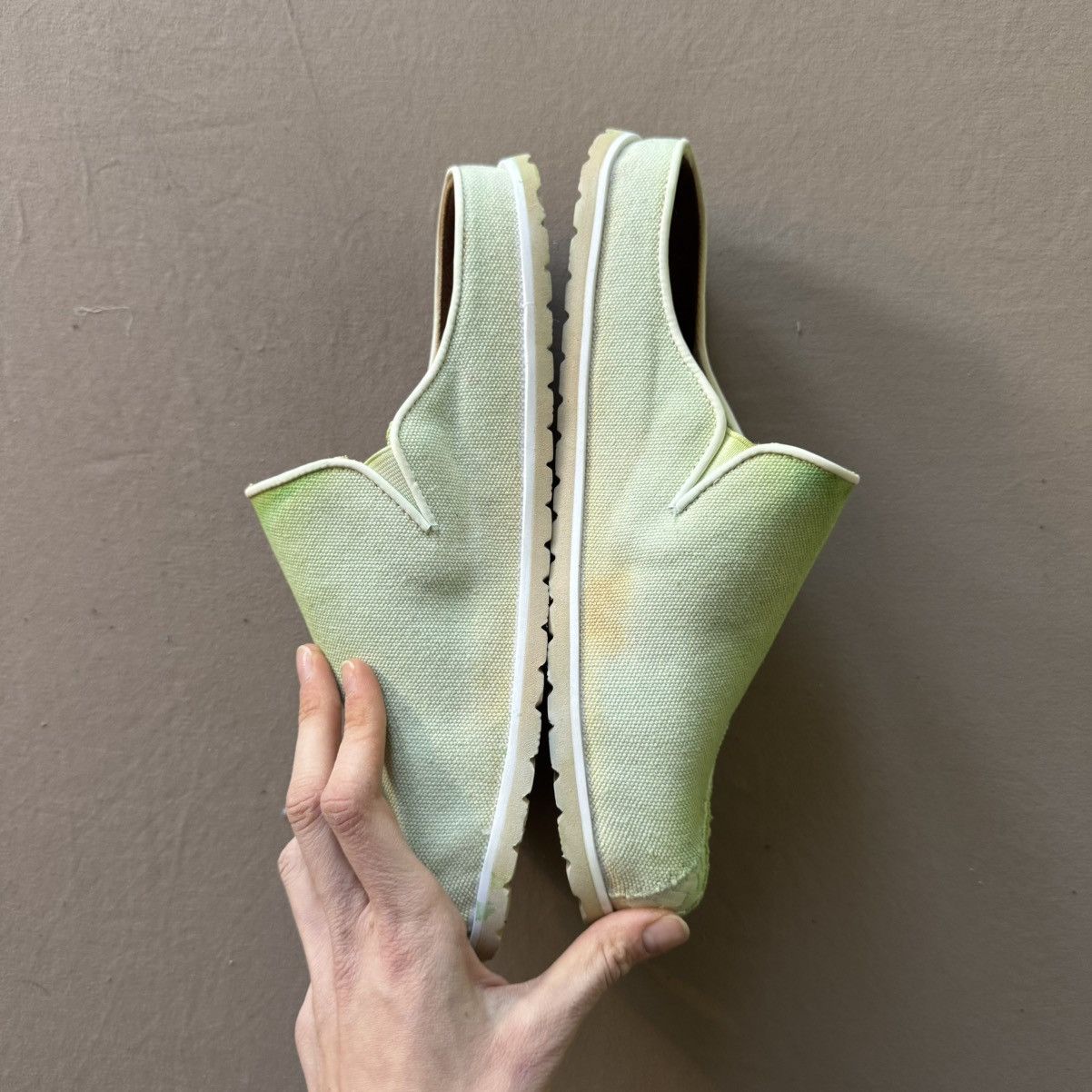 Other date me just for practice canvas leather clogs Size US 10 / IT 40 - 3 Thumbnail