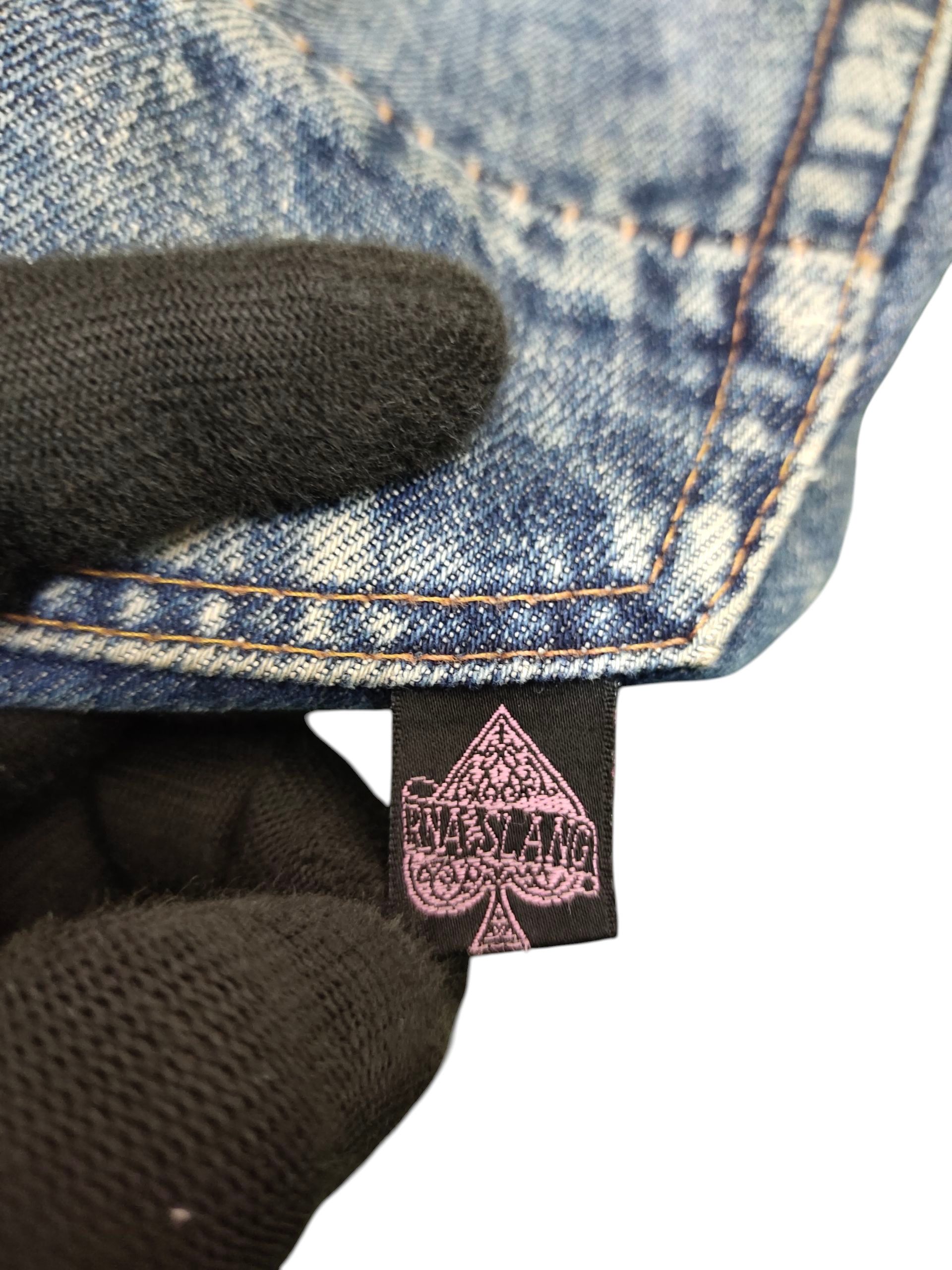 Comme des Garcons × Undercover Rna Slang Japan Rusty Clawmark Distress Faded Denim Jeans Size US 30 / EU 46 - 11 Thumbnail