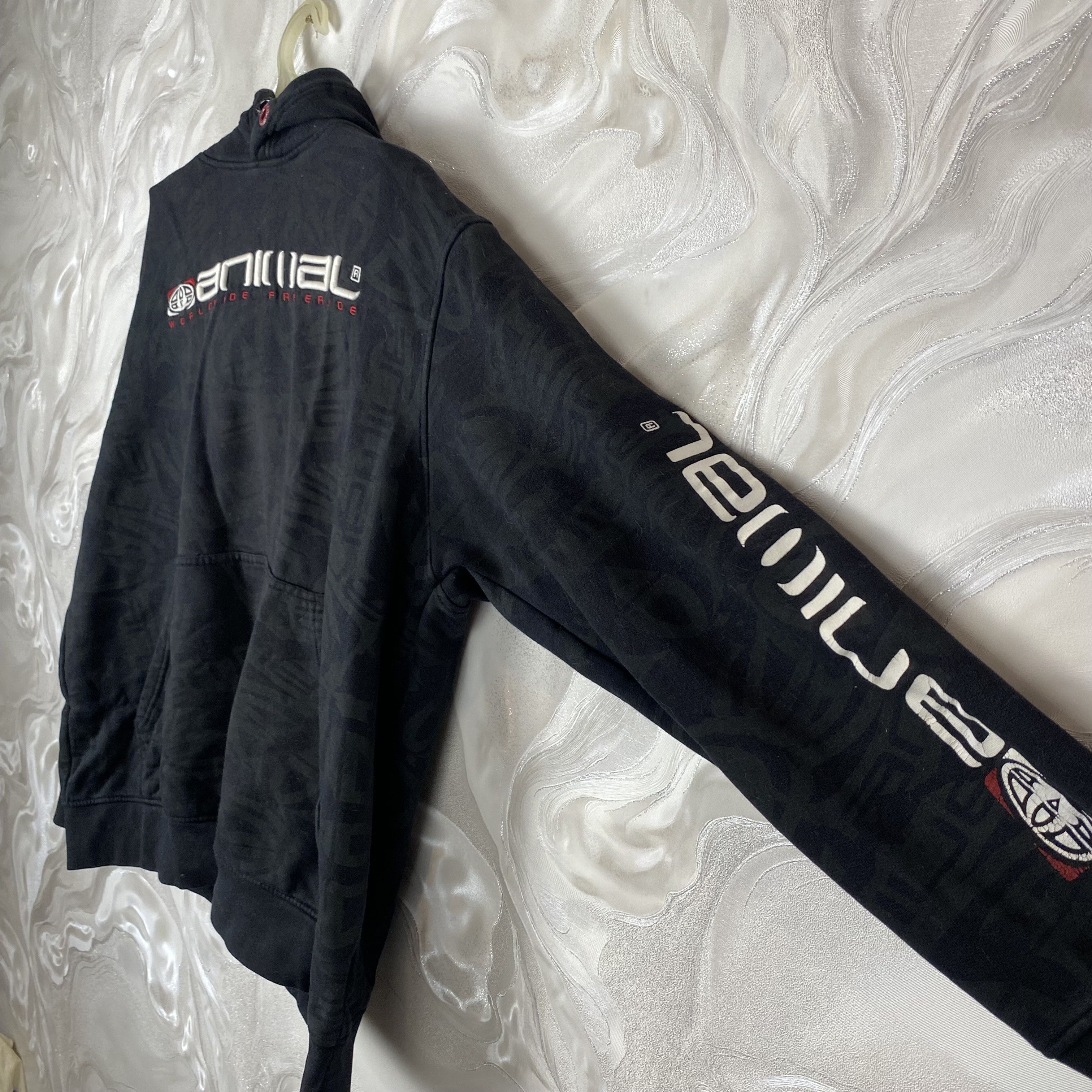 Vintage Animal Worldwide Freeride Hoodie Mens XL Vintage Y2K Size US XL / EU 56 / 4 - 5 Thumbnail
