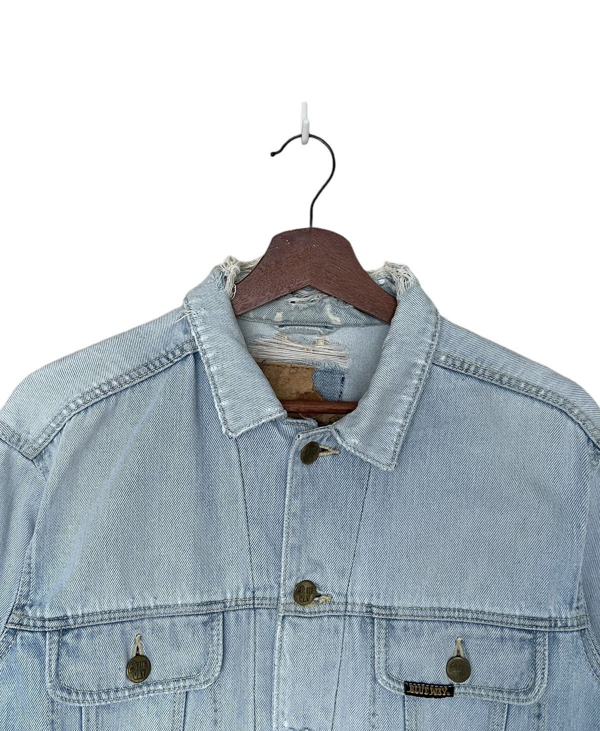 Japanese Brand Vintage Japanese Brand Blueway Denim Jacket 1990s Size US M / EU 48-50 / 2 - 3 Thumbnail