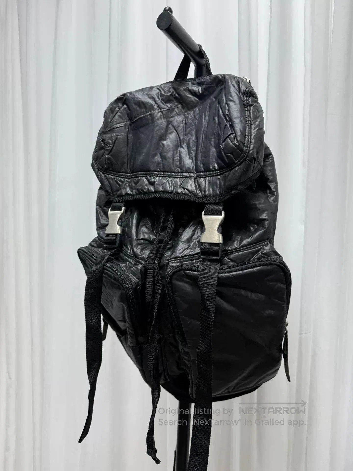 Yohji Yamamoto Yohji Yamamoto Nylon Backpack. Size ONE SIZE - 2 Thumbnail