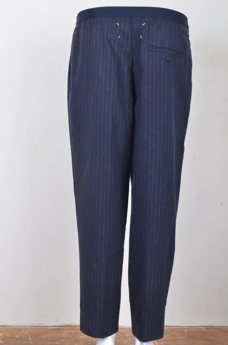 Maison Margiela MAİSON MARTİN MARGİELA WOOL CROPPED STRİPED PANTS TROUSERS Size 28" / US 6 / IT 42 - 3 Thumbnail