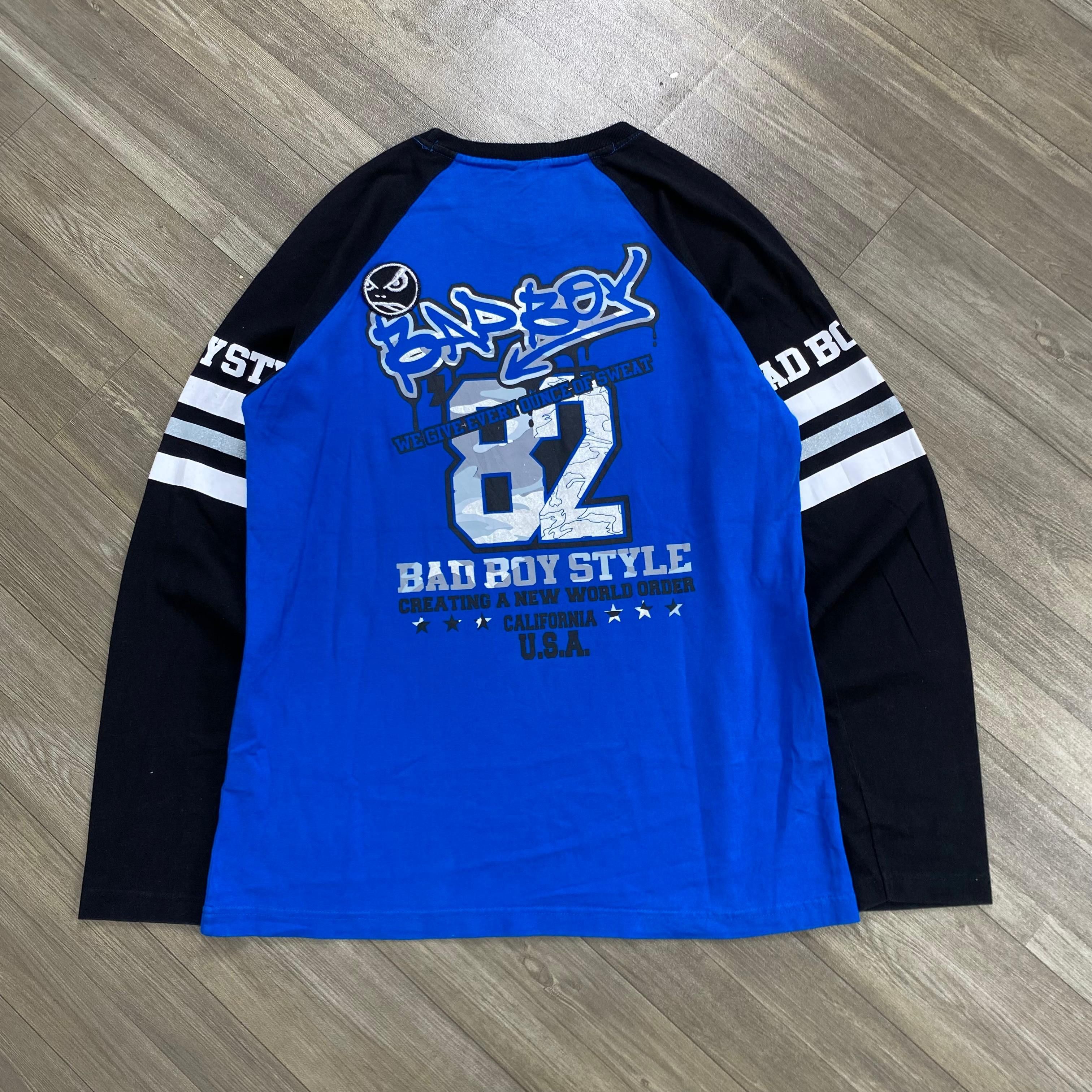 Japanese Brand Y2K❤️‍🔥2000s Badboy Kmrii Le Grande Bleu Style Longsleeve Size US M / EU 48-50 / 2 - 14 Thumbnail