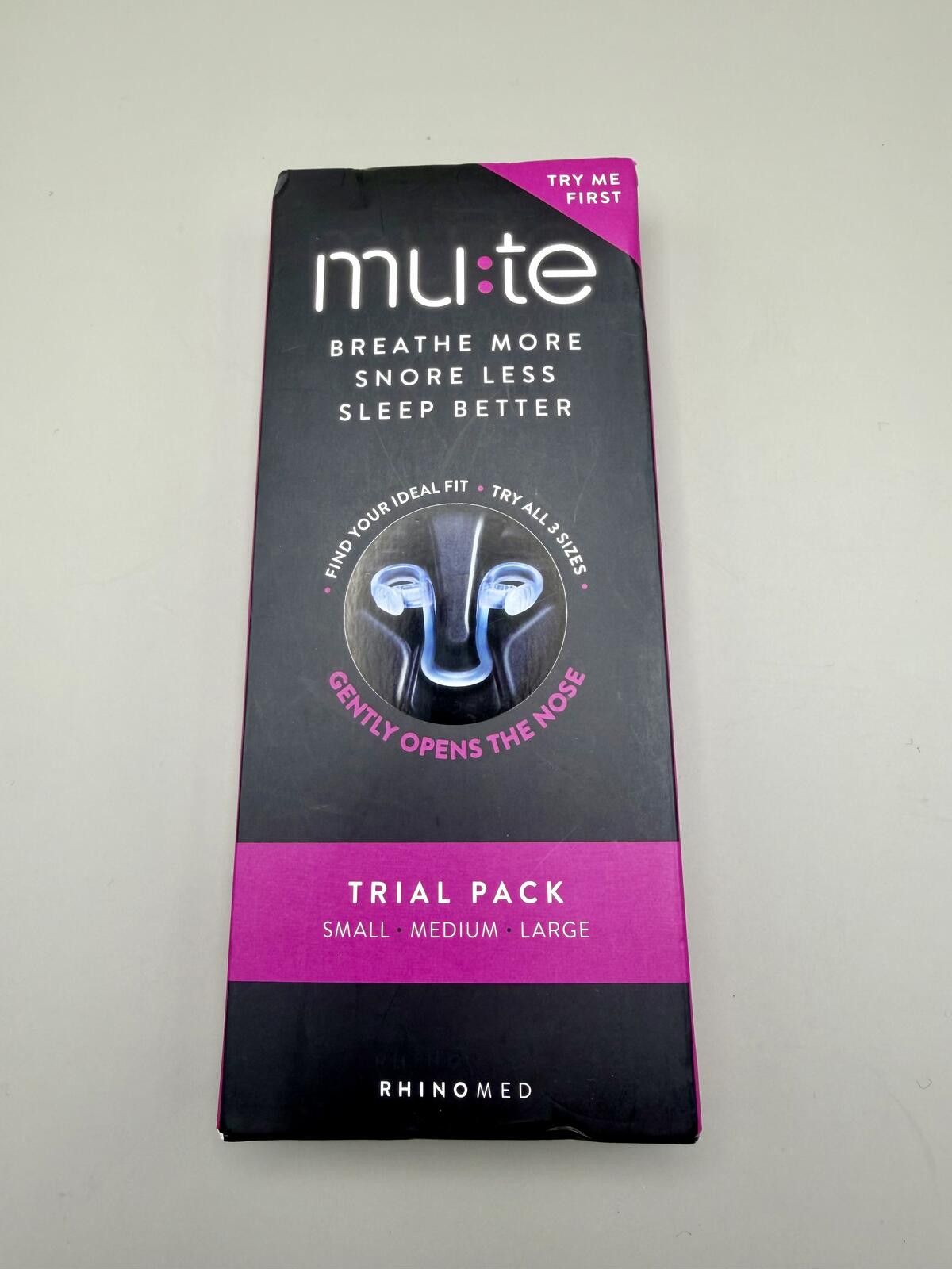 Other Rhinomed Mute Nasal Dilator Trial Pack – Anti-Snoring Kit Size ONE SIZE - 1 Thumbnail