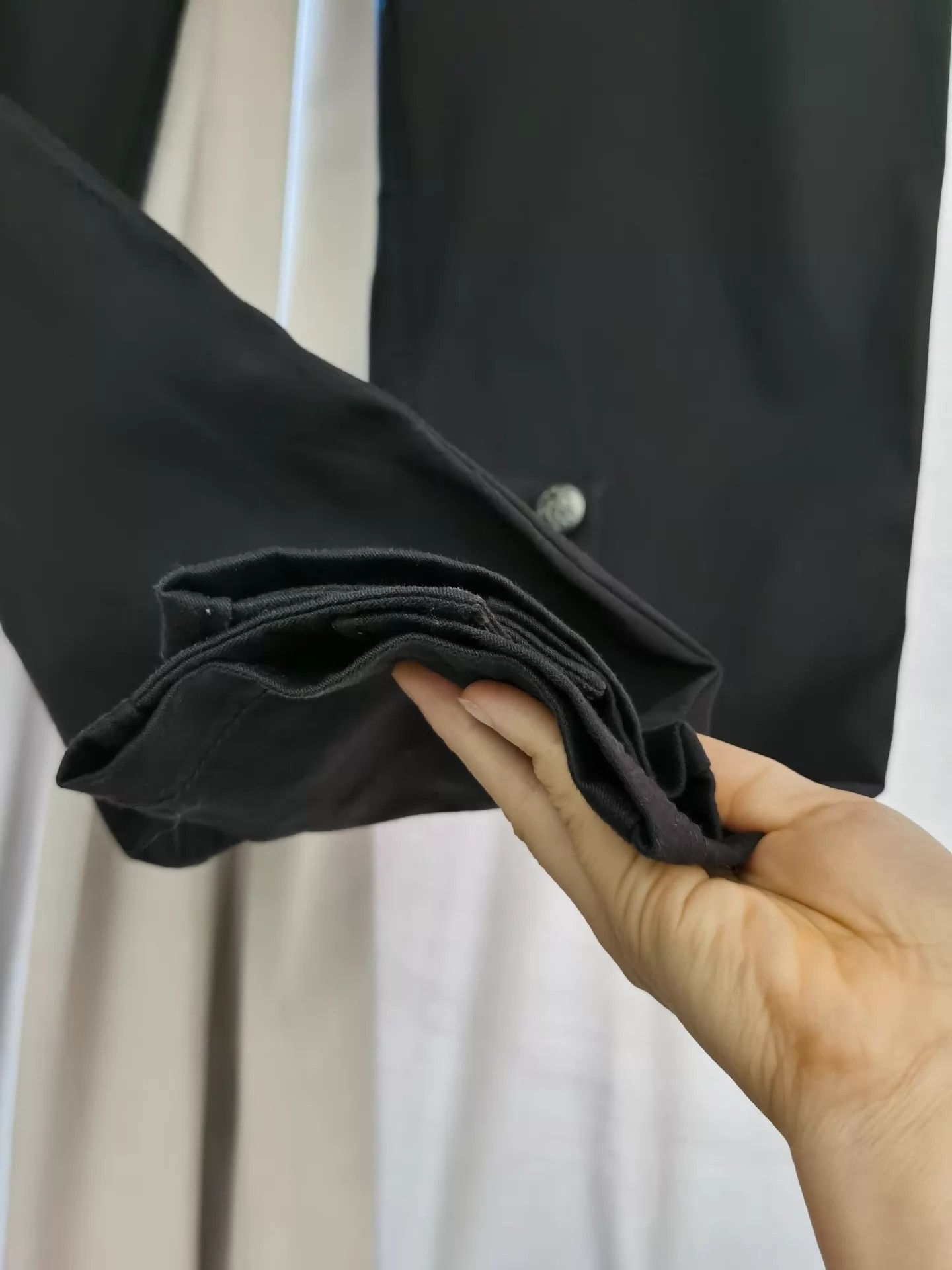 Dolce & Gabbana DG Black Court Metal Button Cropped Pants Size 48 Size US 32 / EU 48 - 8 Thumbnail