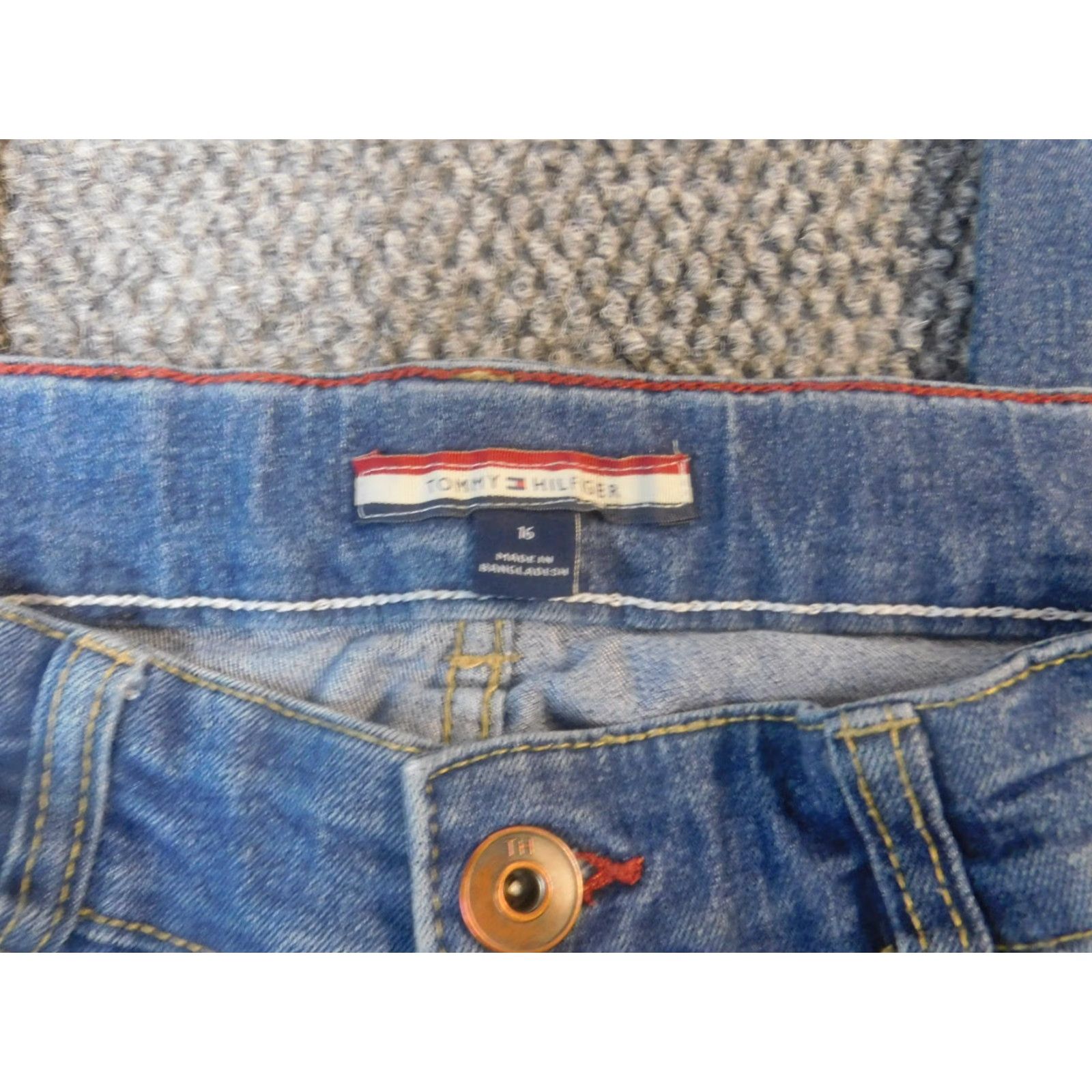 Tommy Hilfiger Tommy Hilfiger Jeans 16 Juniors Blue Straight Denim Women XS? Size 38" / US 16 / IT 52 - 3 Thumbnail