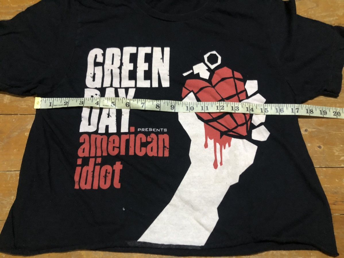 Band Tees Hype Green Day American Idiot Album Crop Tee Size S / US 4 / IT 40 - 4 Thumbnail