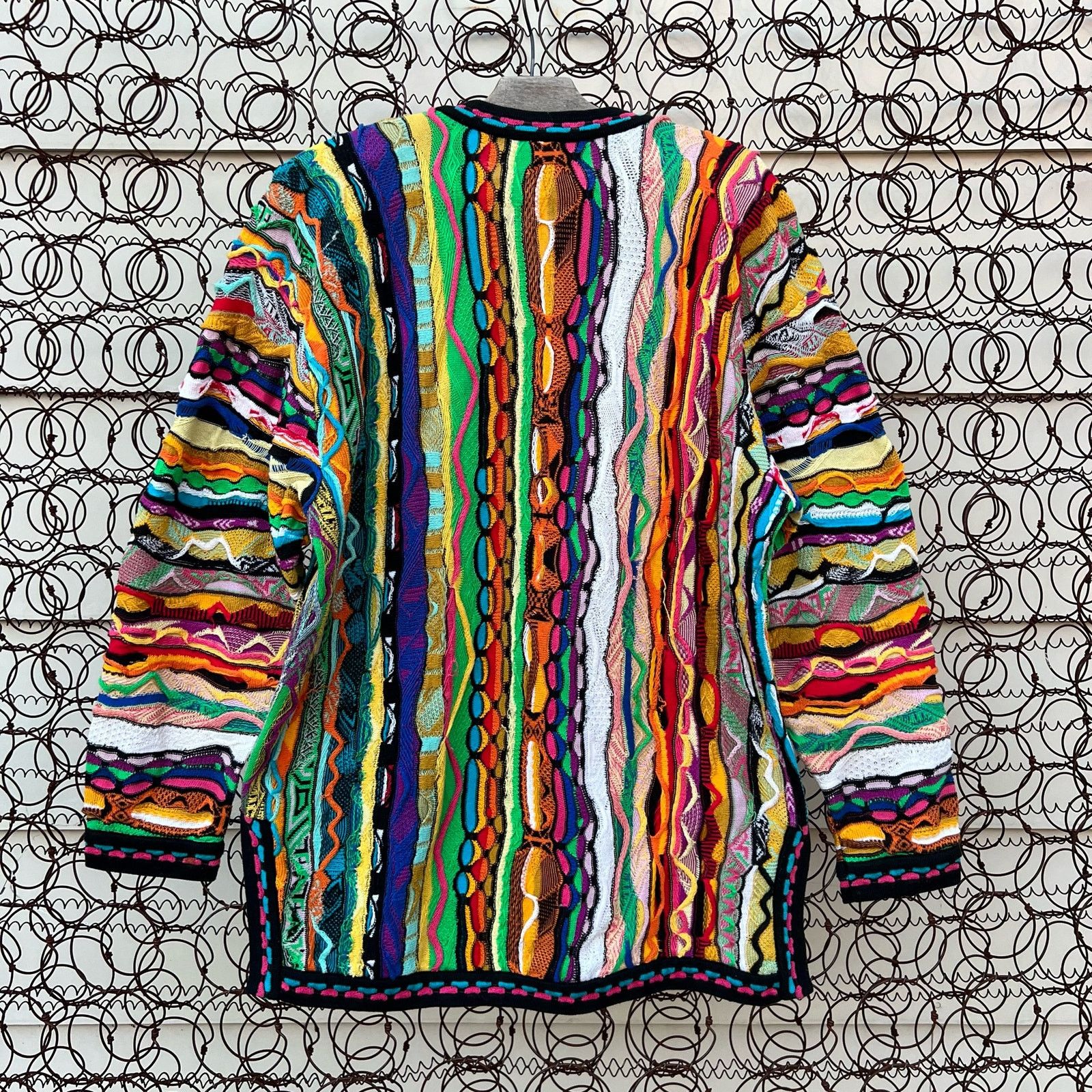 Coogi Coogi Australia Primary Color Abstract Weave Tunic Sweater Size M / US 6-8 / IT 42-44 - 5 Thumbnail