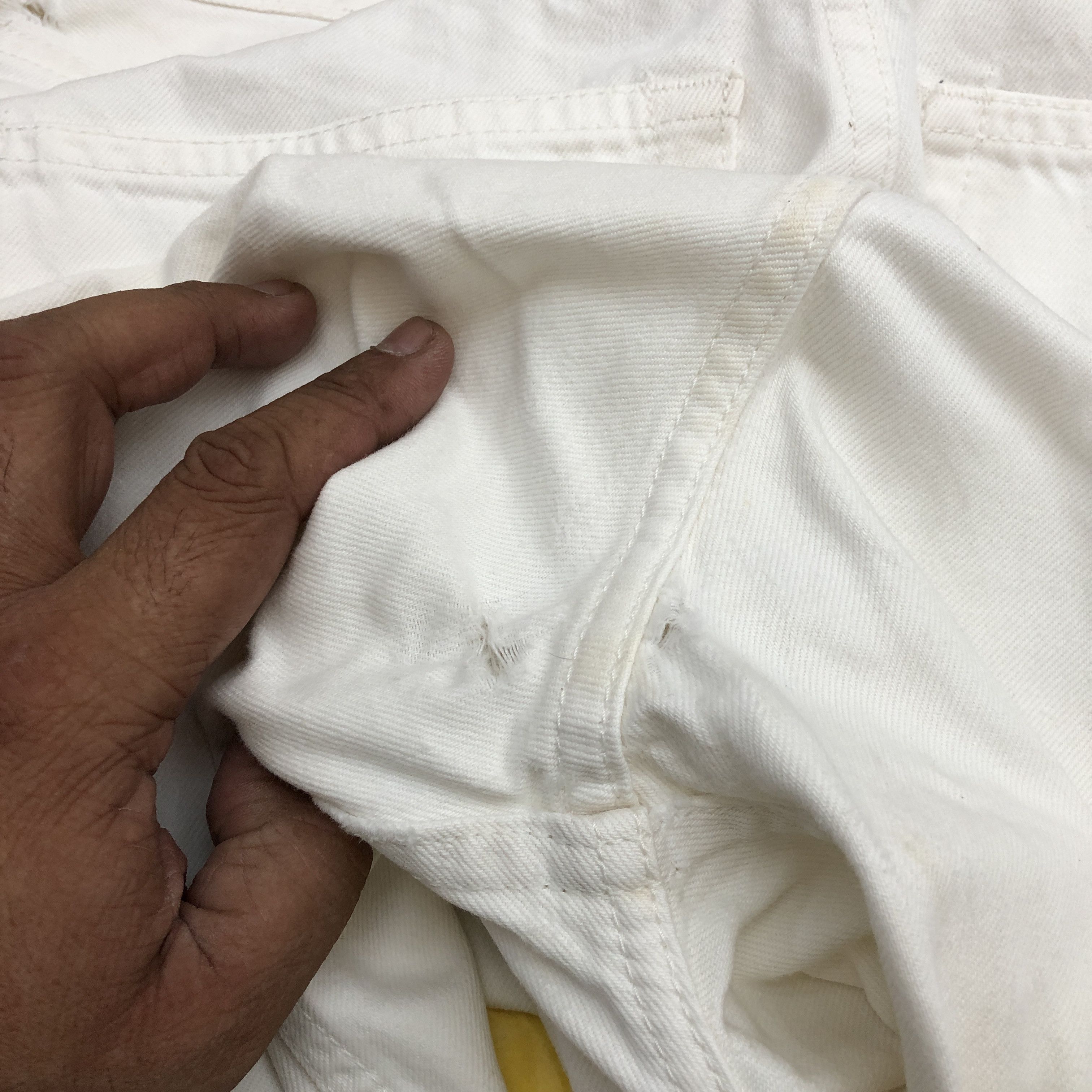 Levi's Rare Vintage Levis Jeans Printed Phoenix Levi's White Denim Size US 30 / EU 46 - 9 Thumbnail