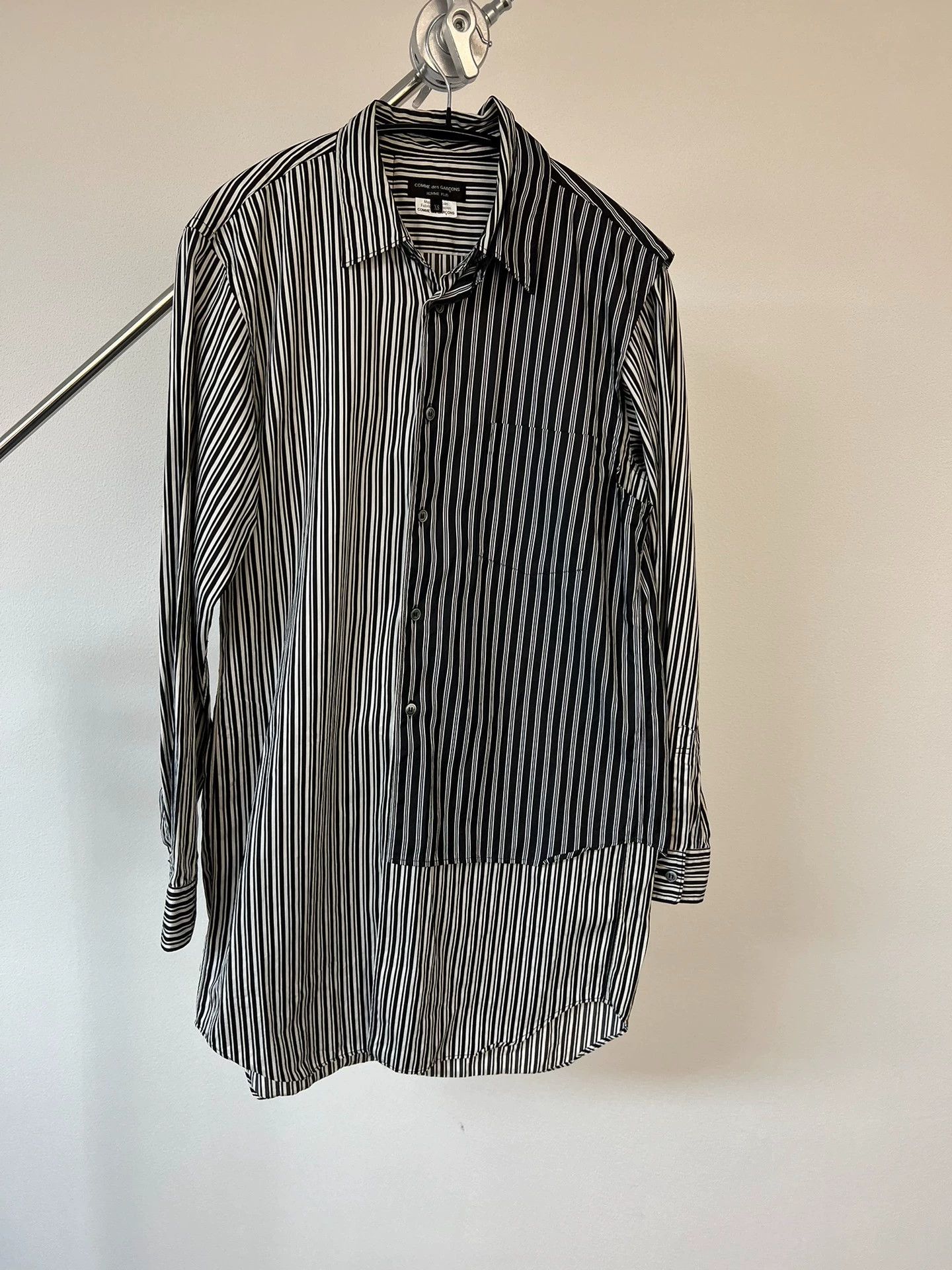 Comme des Garcons Homme Plus CDG Homme Plus Double-Layer Colorblocked Shirt Size XS (M) Size US XS / EU 42 / 0 - 1 Thumbnail