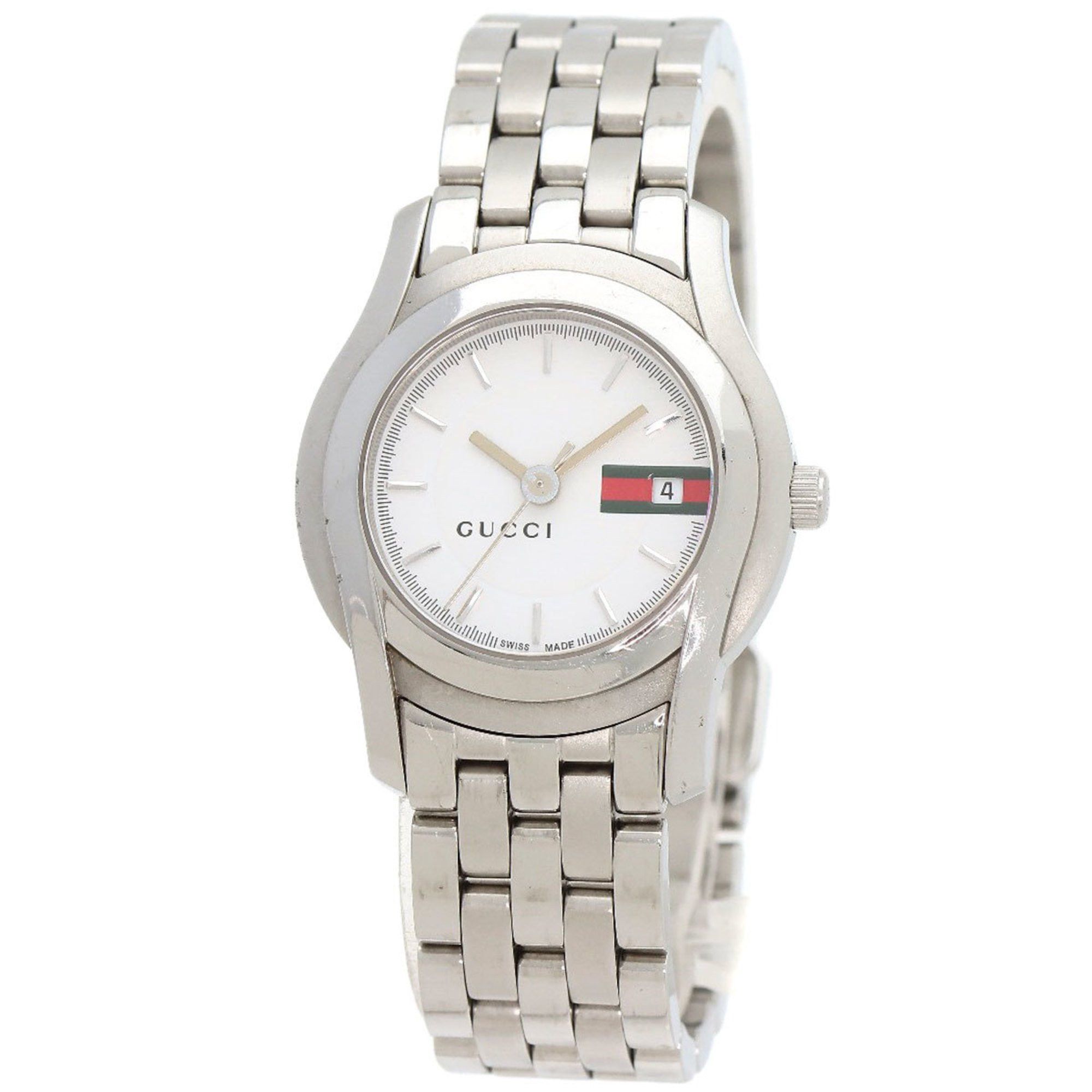 Gucci 5500L Watch Stainless Steel SS Ladies GUCCI