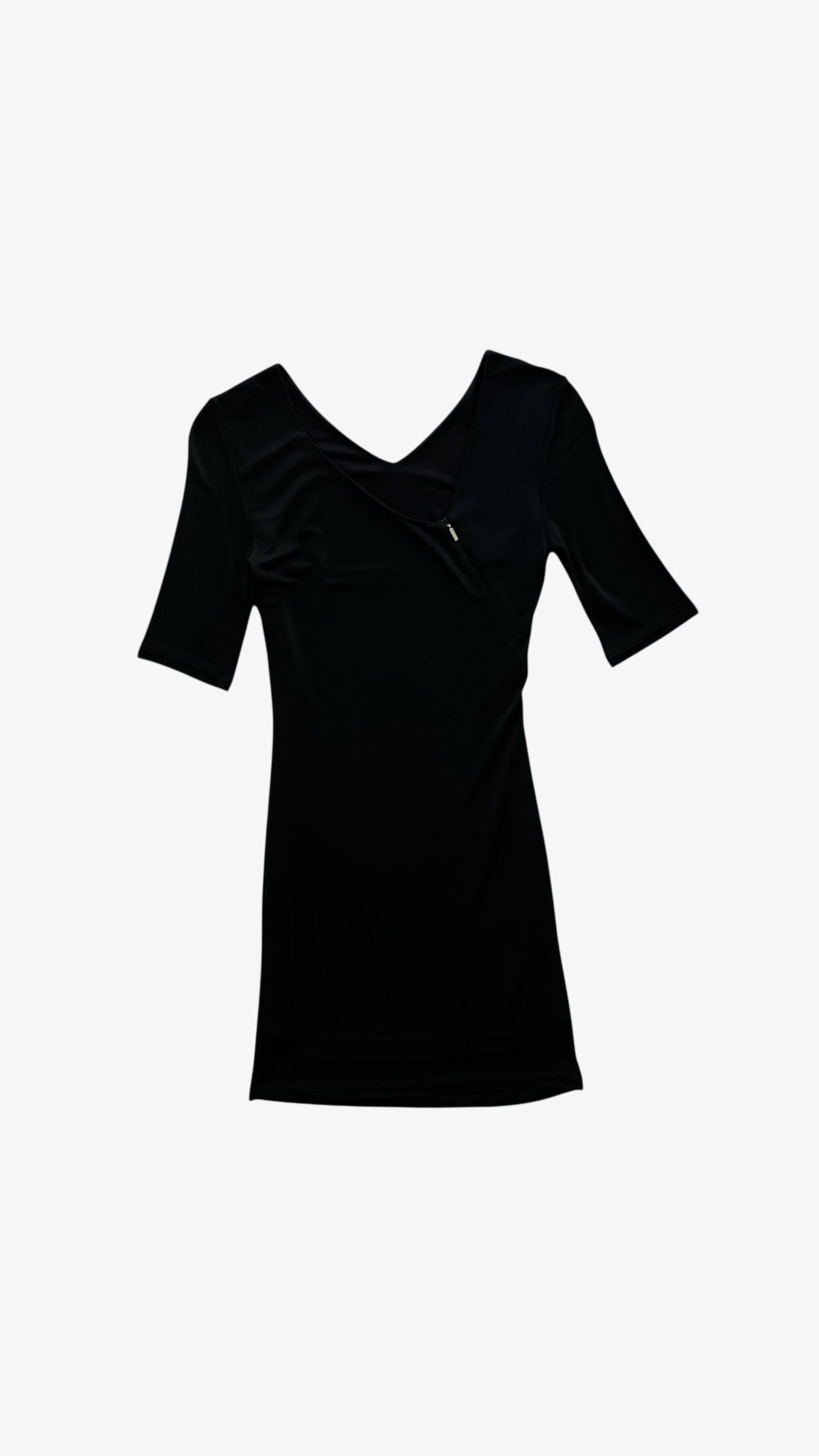 Versace Vintage 90s Women's Versace Jeans Couture Black Dress Size S / US 4 / IT 40 - 4 Thumbnail