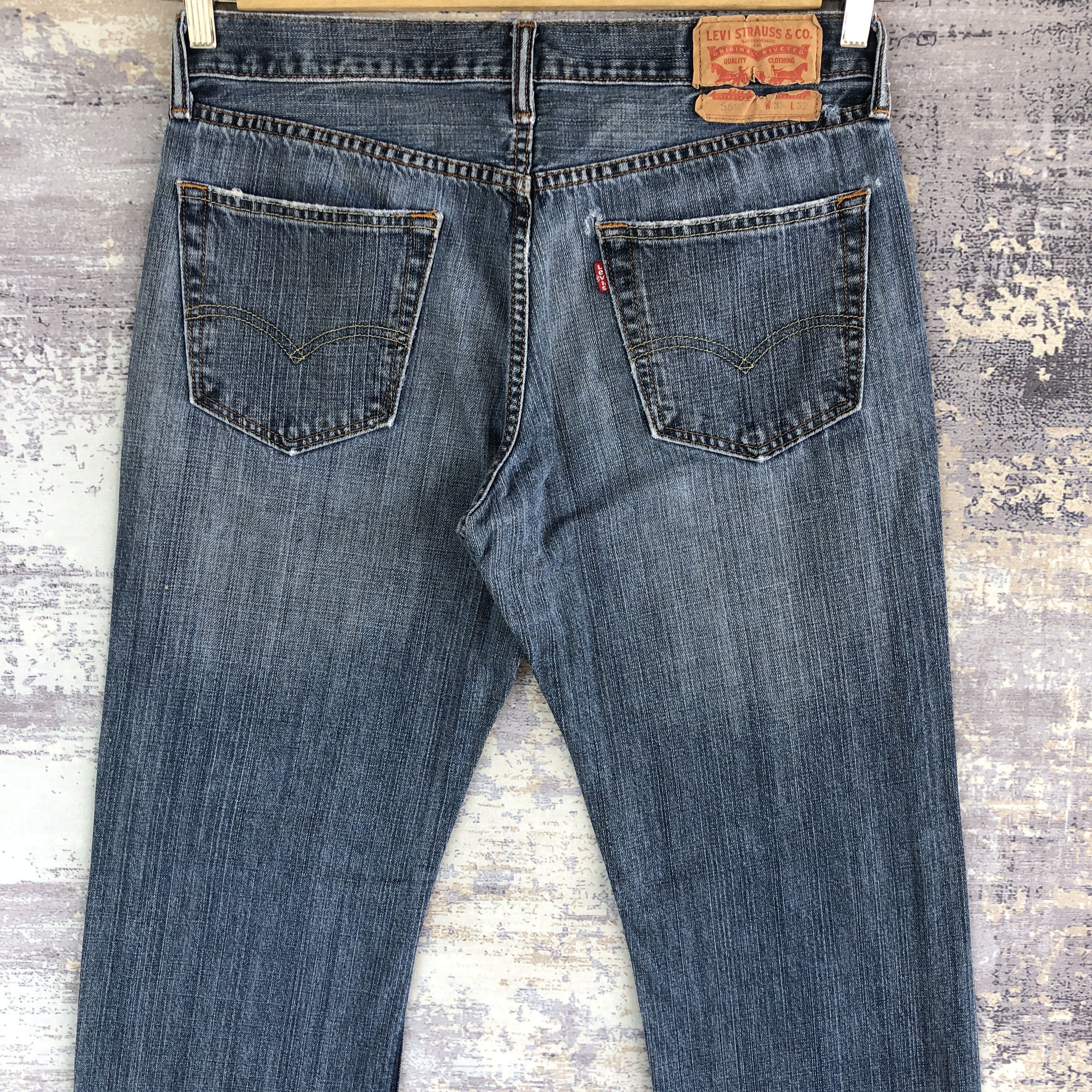 Levi's × Vintage Vintage Y2K Levis 569 Baggy Loose Jeans Levi's Faded Denim Size US 32 / EU 48 - 4 Thumbnail