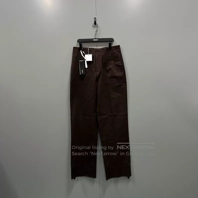 Hermes Hermes Dark Brown Straight Leg Trousers Size US 28 / EU 44 - 1 Thumbnail
