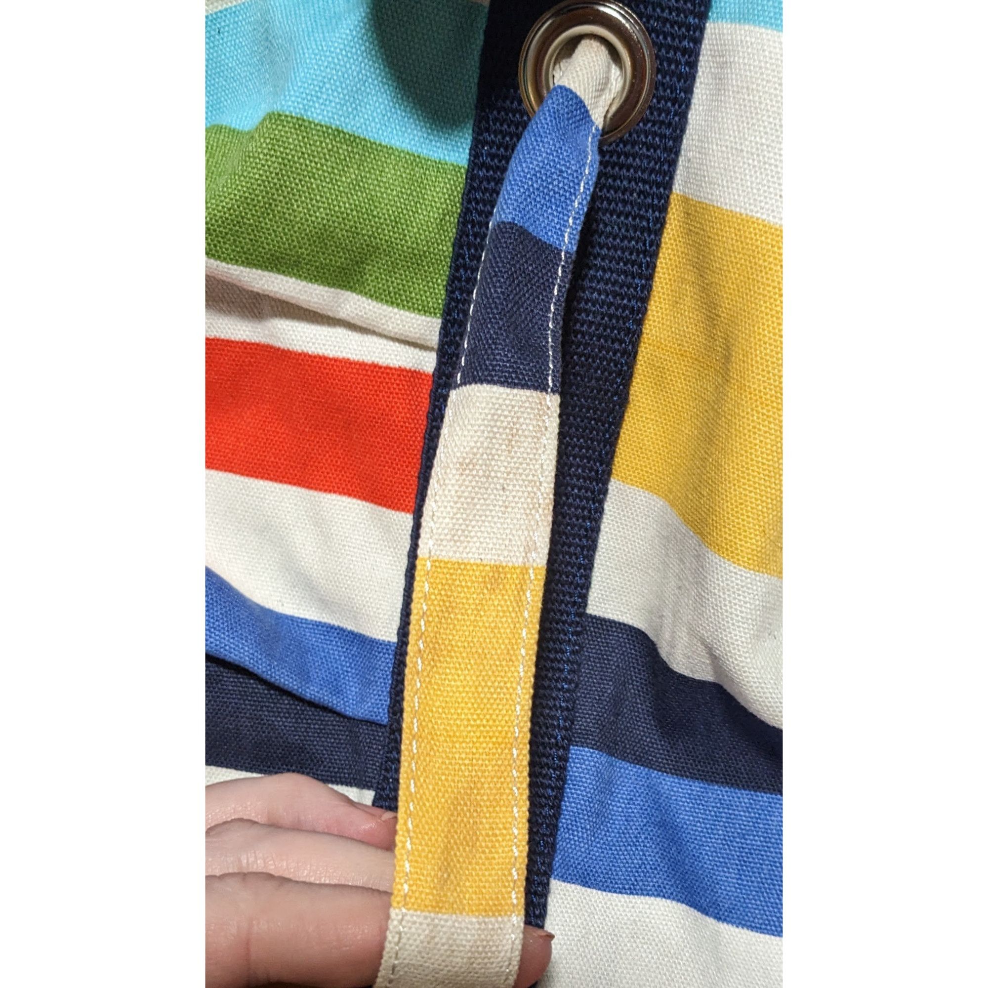 Other Retro Roxy Striped Canvas Beachy Tote Bag Size ONE SIZE - 8 Thumbnail