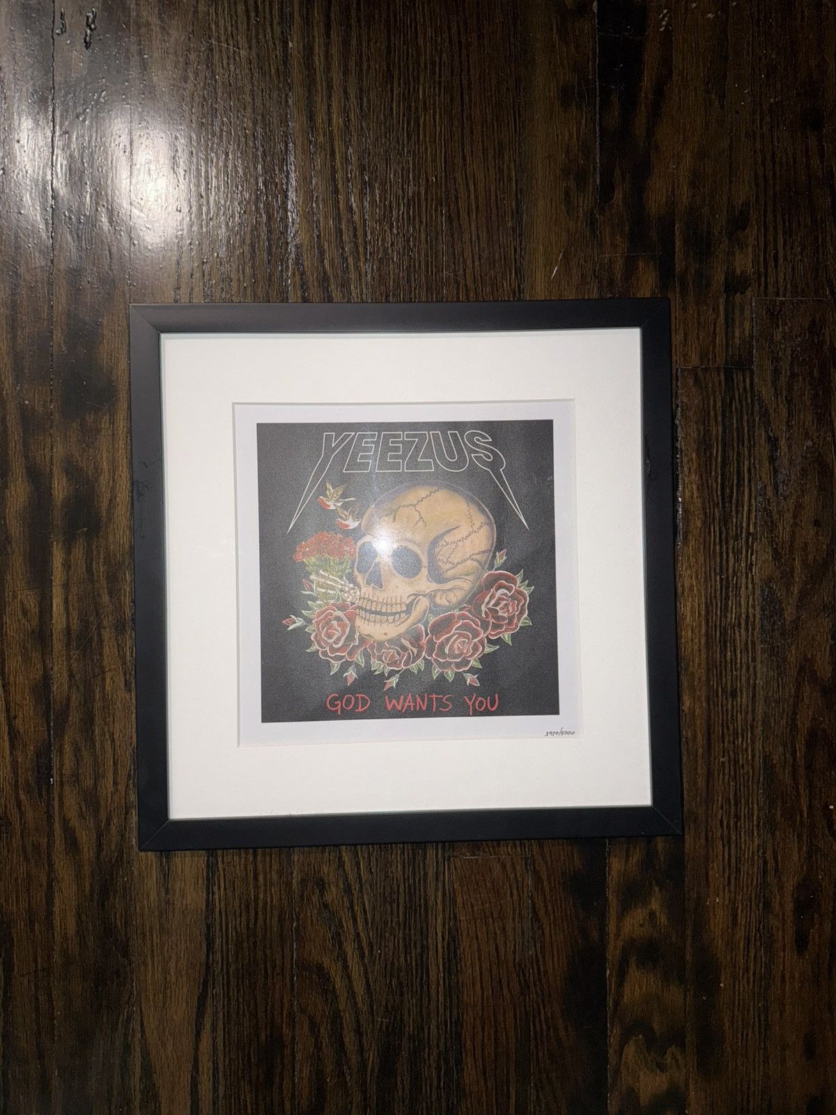 Kanye West × Wes Lang Yeezus Tour 2013 Numbered Poster by Wes Lang Size ONE SIZE - 2 Thumbnail