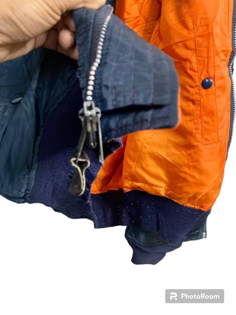 Alpha Industries × Vintage Vintage Alpha Industries Flight Bomber Jacket (Navy Blue) Size US L / EU 52-54 / 3 - 9 Thumbnail