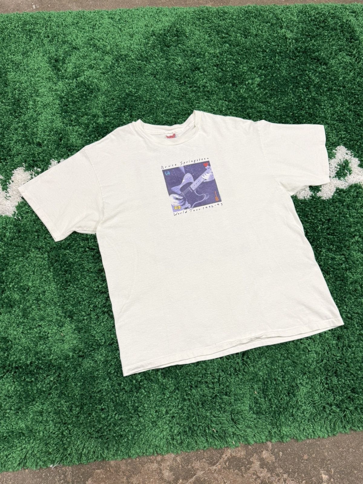 Hanes × Vintage 1992 1993 Vintage Bruce Springsteen World Tour Photo Tee XL Size US XL / EU 56 / 4 - 1 Thumbnail