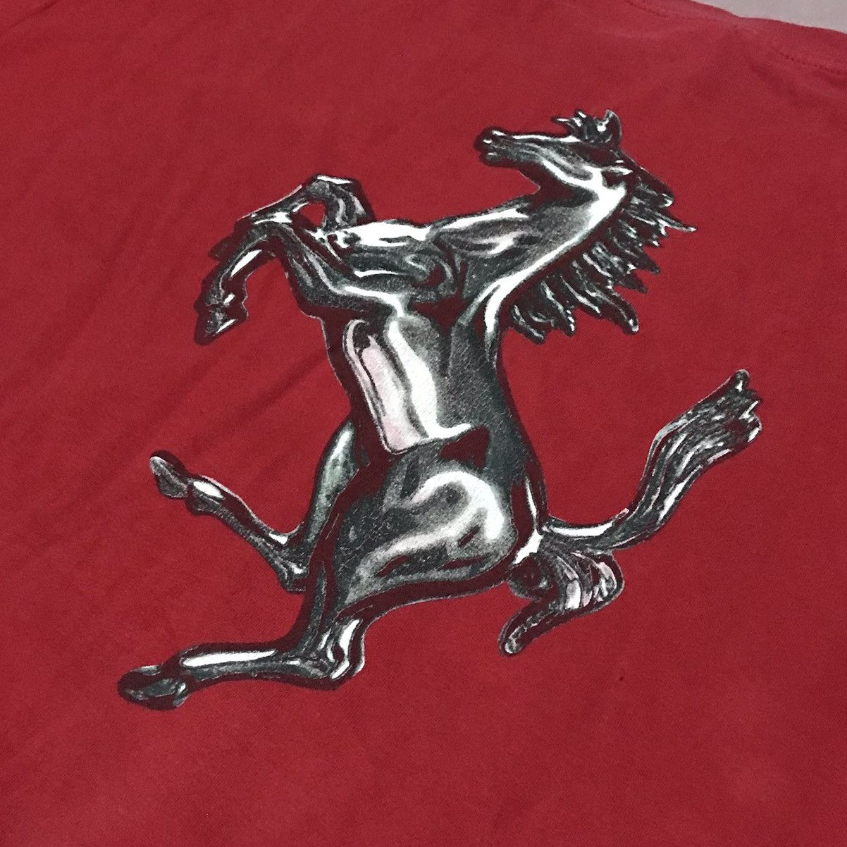 Ferrari 90s FERRARI US made LOOPWHEEL SEAMLESS logo tshirt Size US XL / EU 56 / 4 - 8 Thumbnail