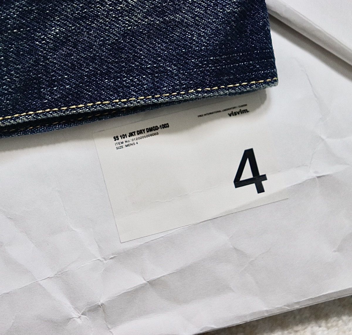Visvim Visvim 20aw 101 Jkt Dry Dmgd-1003 size4 Size US XL / EU 56 / 4 - 14 Thumbnail