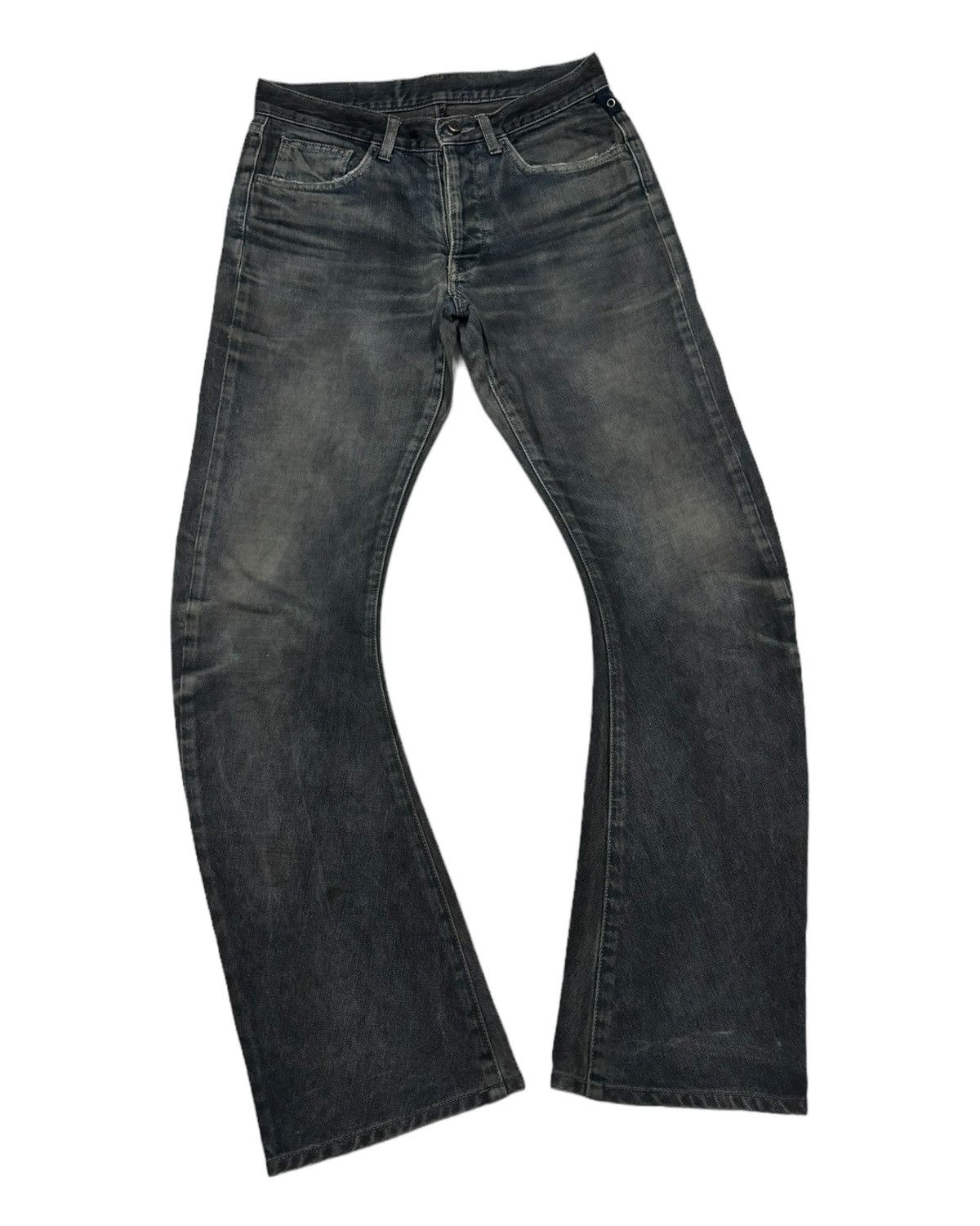 Attachment 🔥ISAMU KATAYAMA BACKLASH CURVE FLARED JEANS Size US 30 / EU 46 - 3 Thumbnail