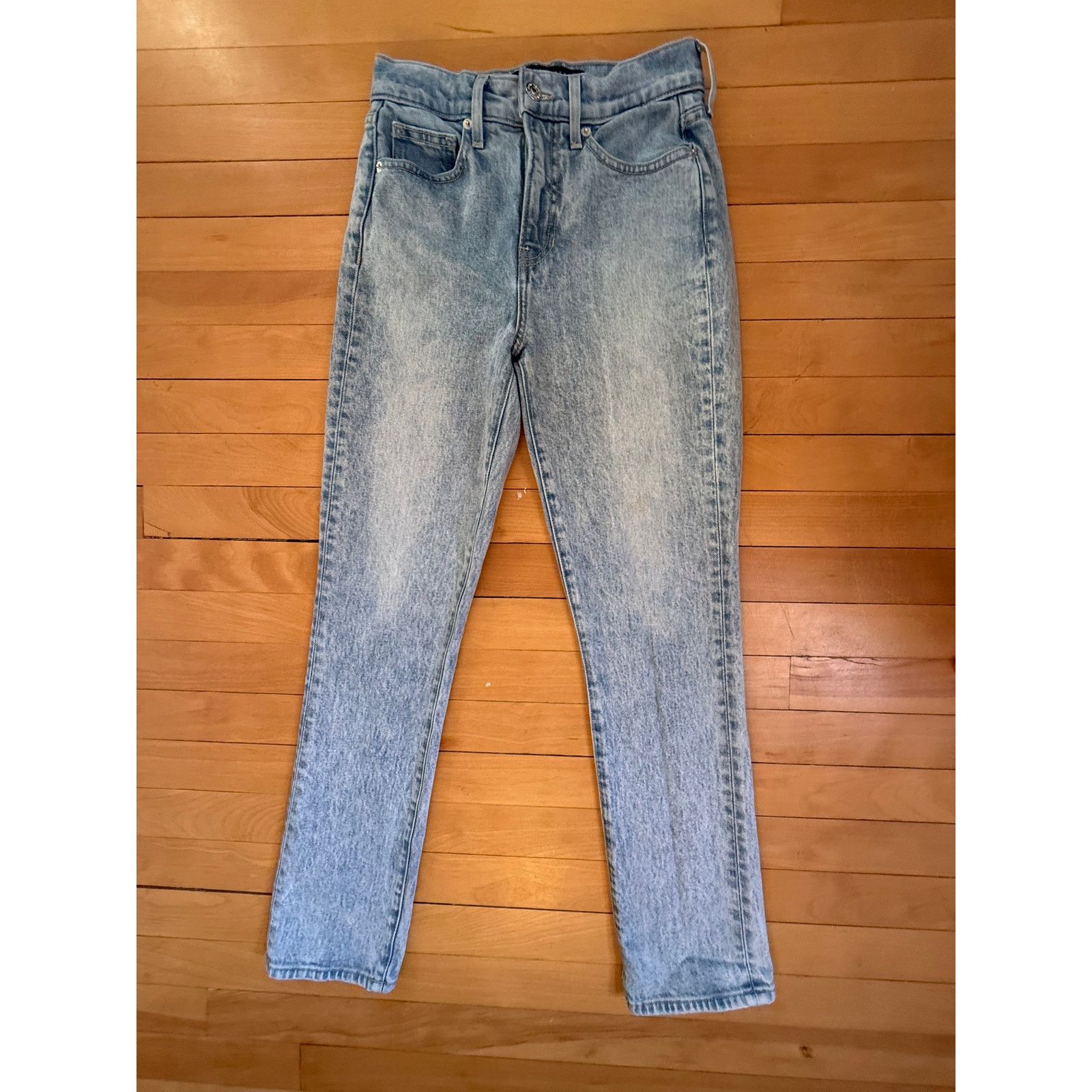 Veronica Beard Veronica Beard 80s Style High Rise Straight Leg Jeans 24 Size 24" / US 00 / IT 34 - 1 Thumbnail