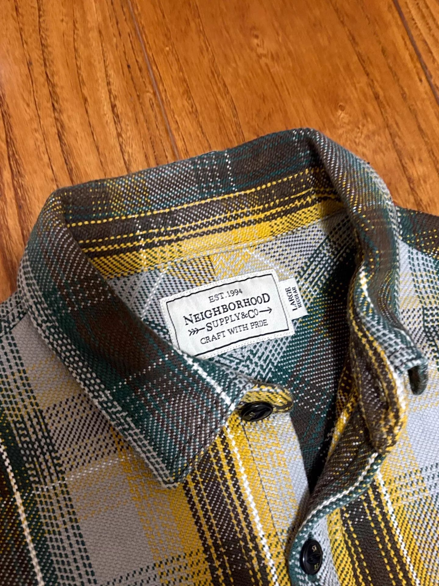 Neighborhood NEIGHBORHOOD C-SHIRT Checked L/S Heavyweight Shirt L Size US L / EU 52-54 / 3 - 5 Thumbnail