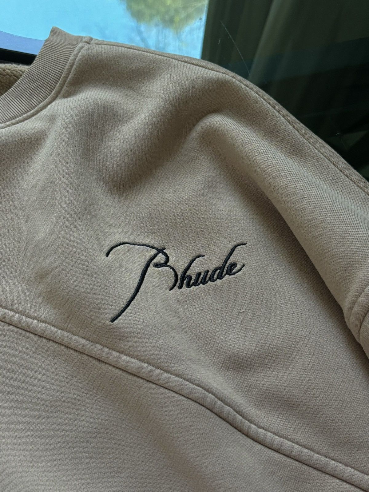 Rhude RHUDE THICK SCRIPT LOGO CREWNECK Size US S / EU 44-46 / 1 - 3 Thumbnail