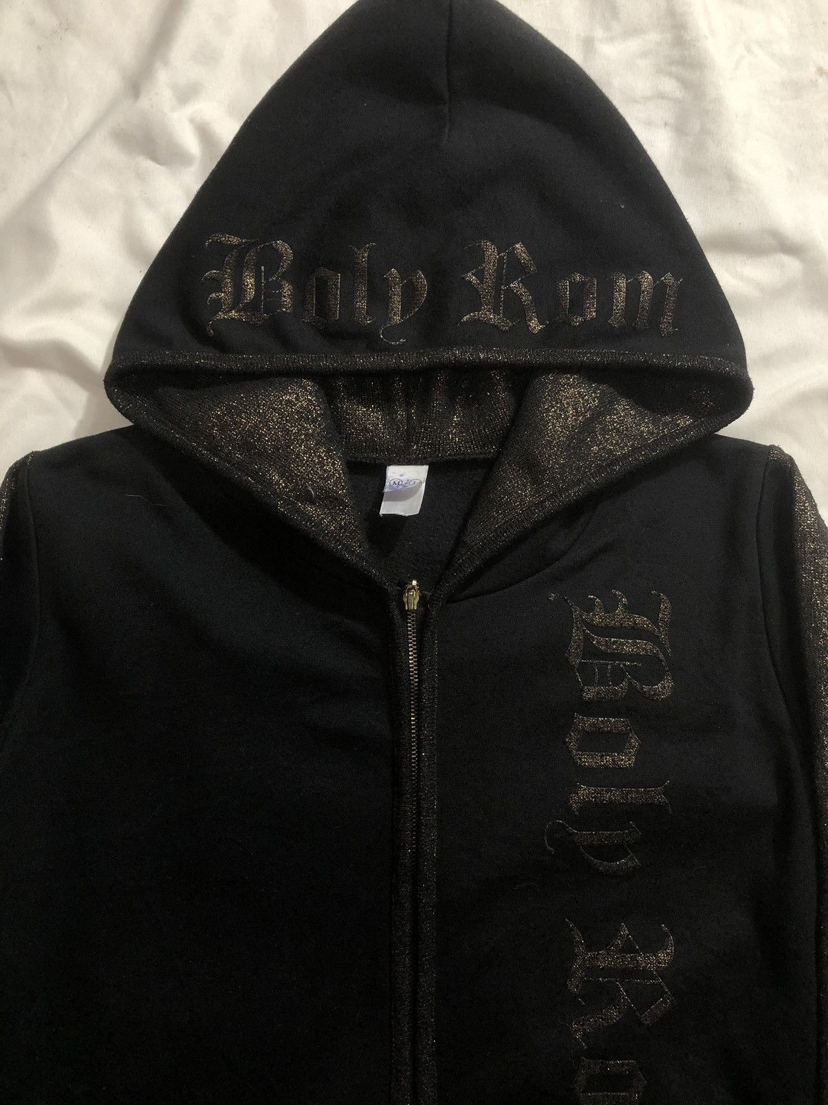 Hysteric Glamour Poem Gold Black Boly Bom Zipp Hoodie LGB Style Size US M / EU 48-50 / 2 - 5 Thumbnail