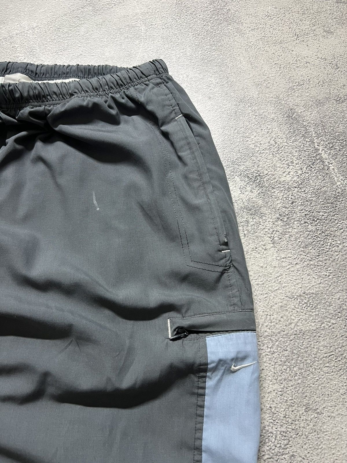 Nike × Vintage Vintage Y2K Nike Nylon Mini Swoosh Faded Pants 00’s Size US 32 / EU 48 - 6 Thumbnail