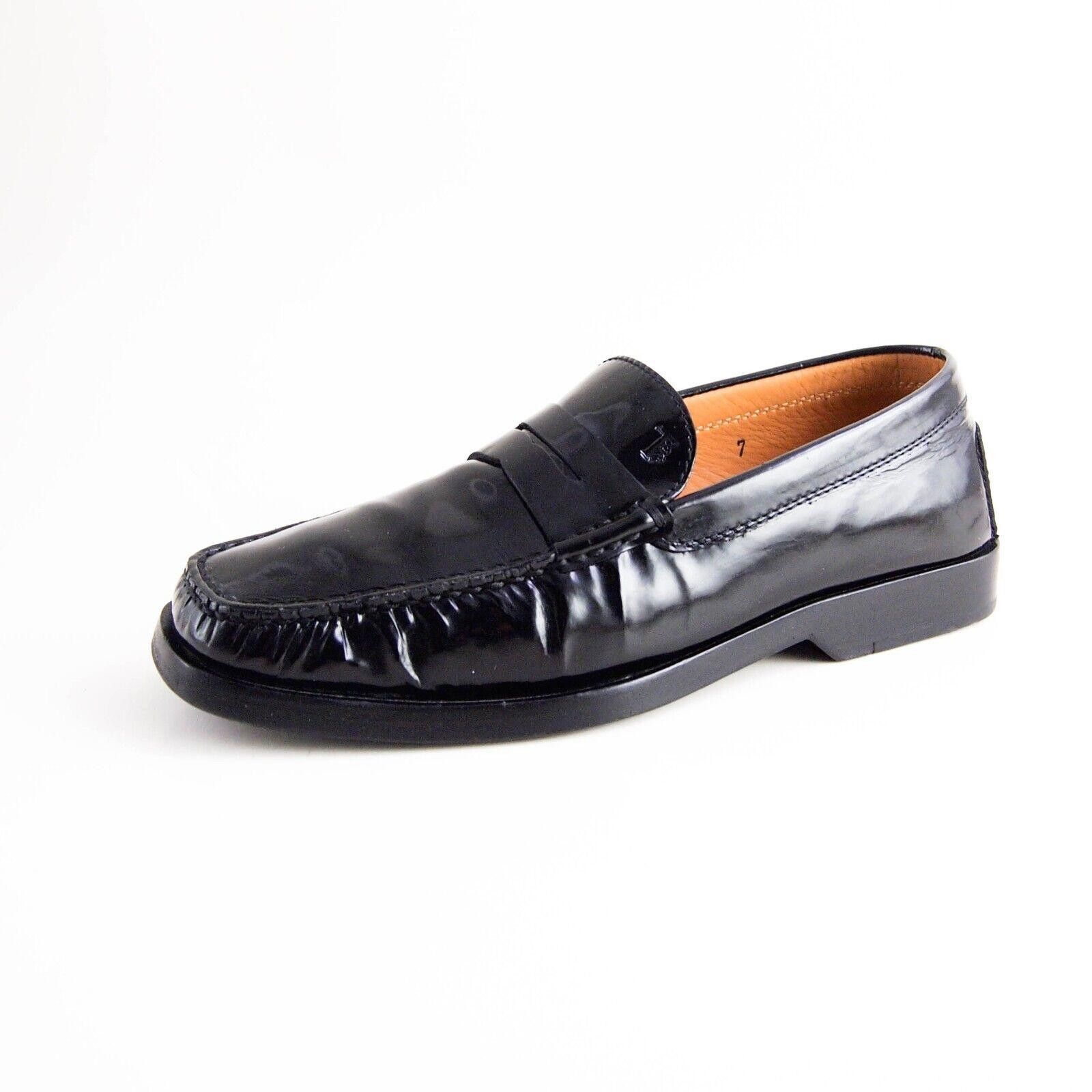Tod's TOD's Penny Loafer Black Patent Leather Mens EU 41 US 8 $580 Size US 8 / EU 41 - 1 Thumbnail