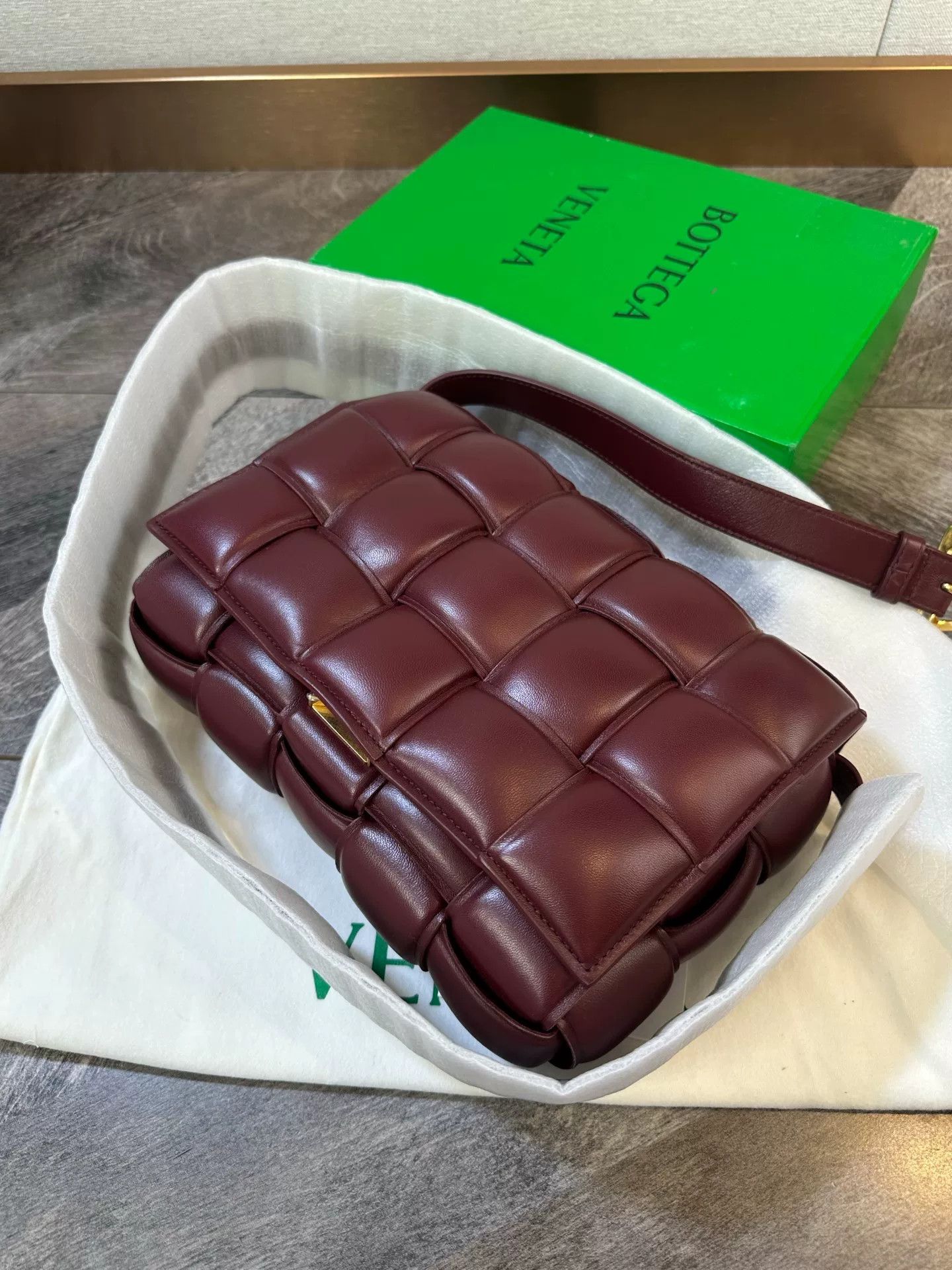 Bottega Veneta BV Padded Cassette 15 Grid Pillow Bag Size ONE SIZE - 1 Thumbnail