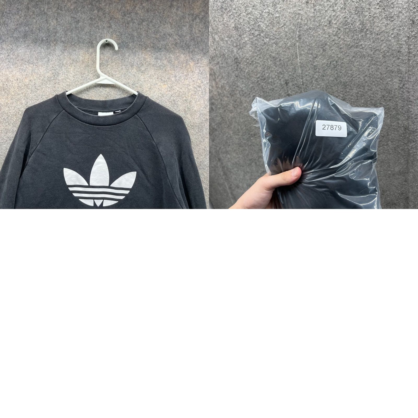 Adidas VINTAGE Adidas Sweater Mens Large Black Trefoil Warm-Up Crew Sweatshirt Pullover Fleece Size US L / EU 52-54 / 3 - 9 Thumbnail