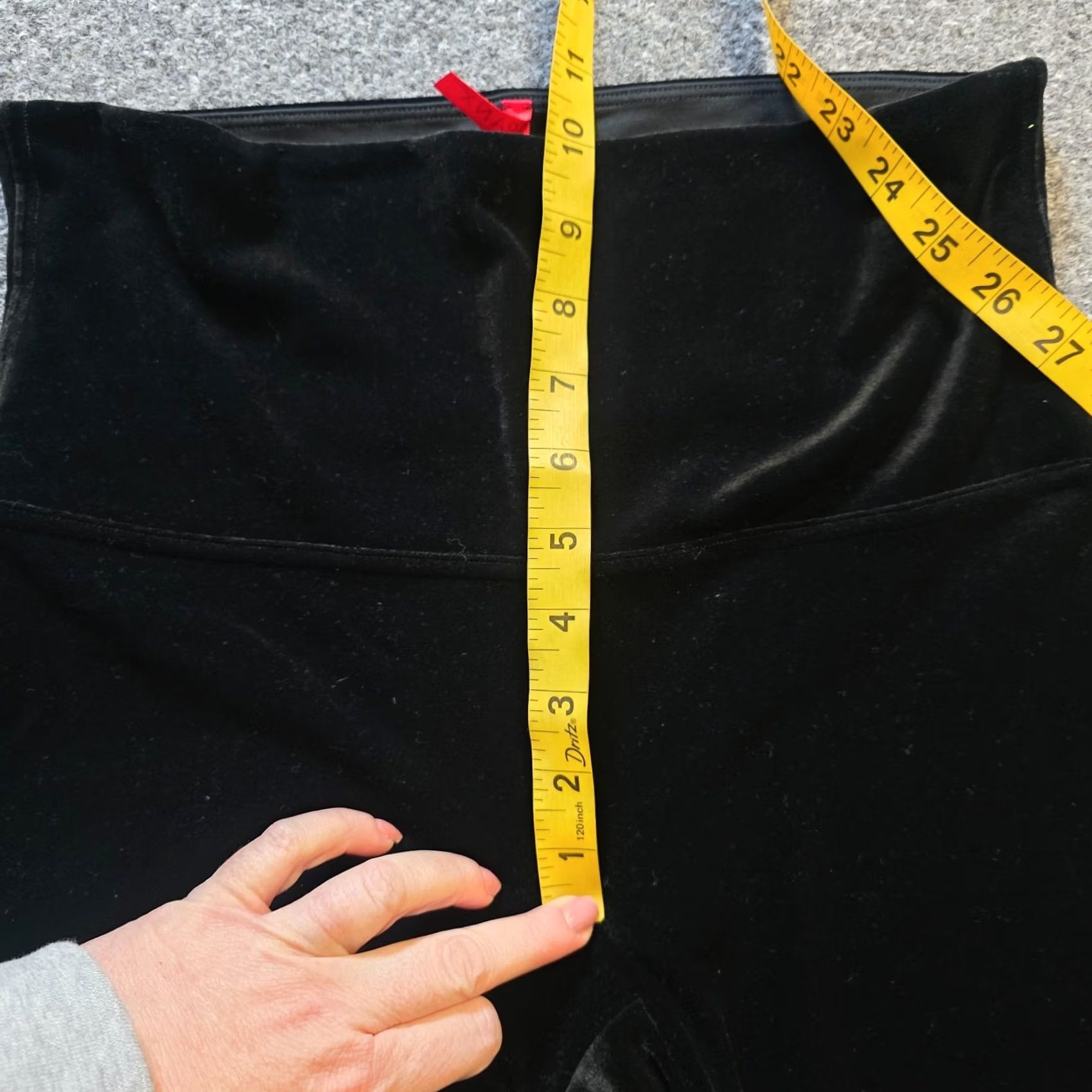 Spanx Spanx Pants Women XL Black Skinny Velour Stretch Leggings Casual Holiday Size 40" / US 18 - 6 Thumbnail