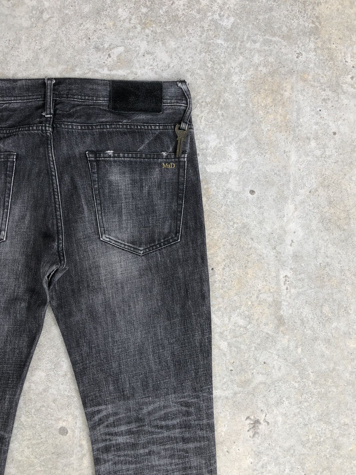 Japanese Brand Japanese Mad Flared Jeans Distressed Jeans Size US 33 - 10 Thumbnail