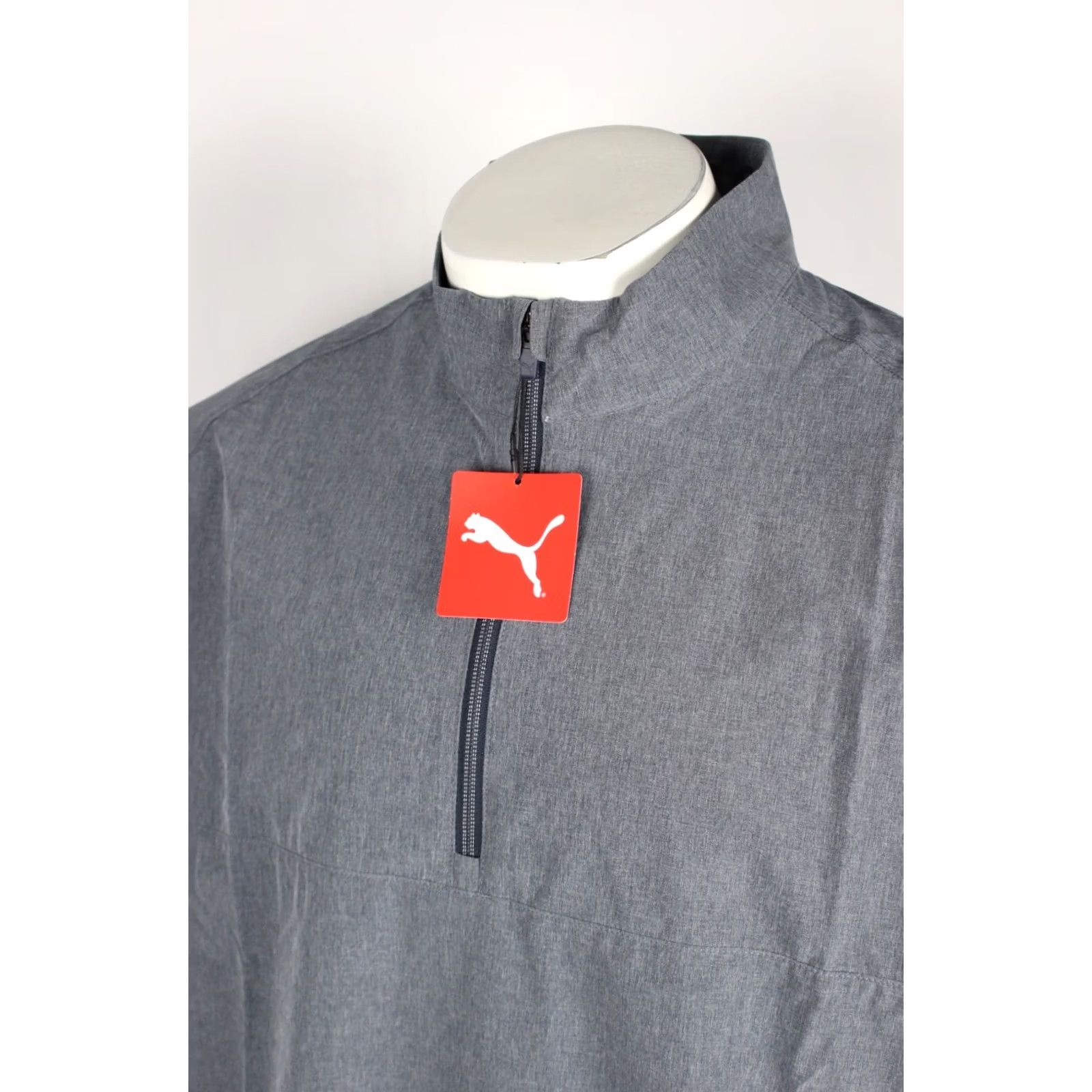 Puma Puma Golf Men s Coastal Woven 1/4 Zip Pullover XL Navy Blazer Heather Shirt Size US XL / EU 56 / 4 - 5 Thumbnail