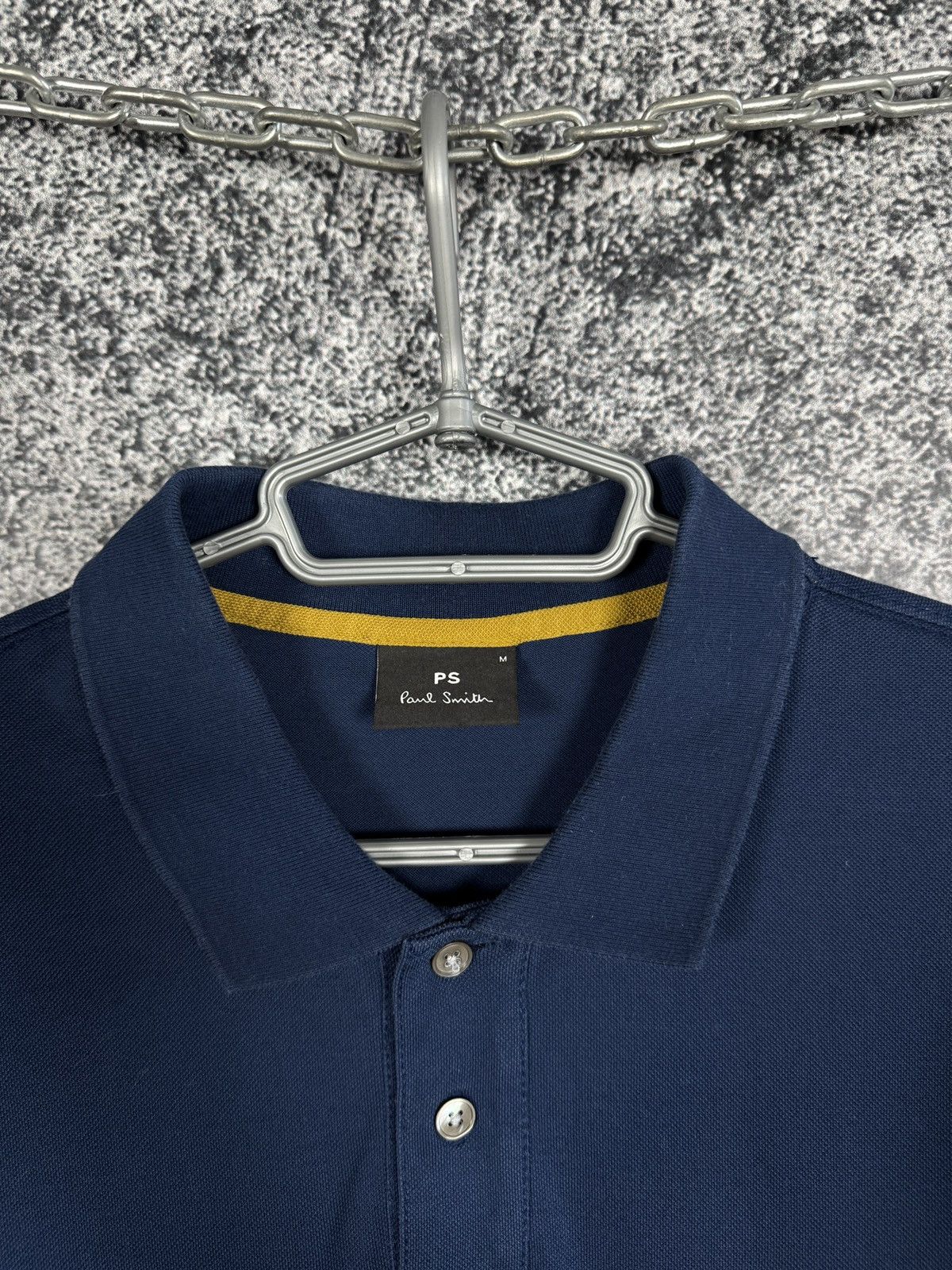 Paul Smith Men’s Paul Smith Long Sleeve Polo Shirt Cotton Casual Size M Size US M / EU 48-50 / 2 - 8 Thumbnail