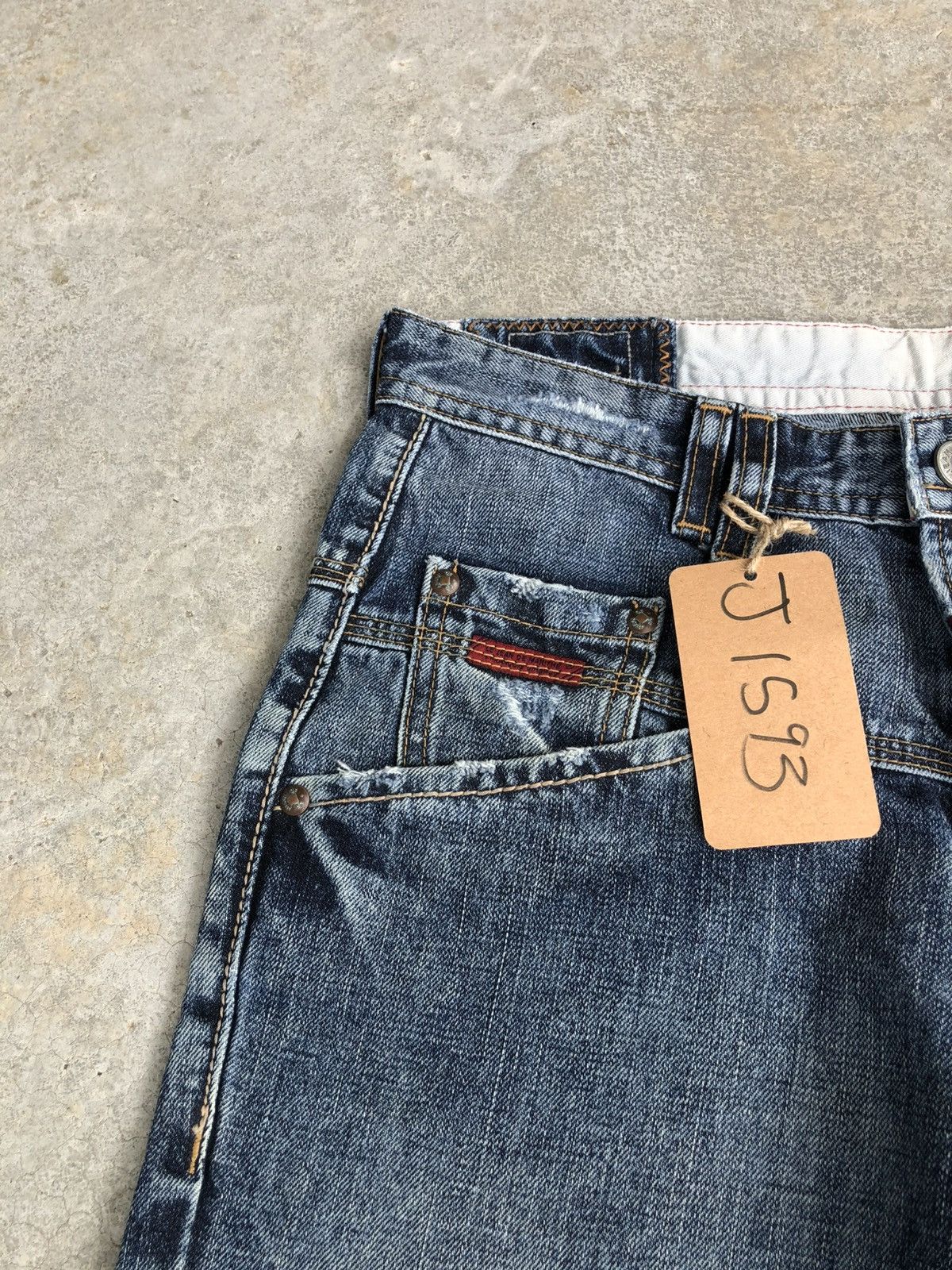 Marithe + Francois Girbaud Marithe Francois Girbaud Distressed Jeans Size US 30 / EU 46 - 13 Thumbnail