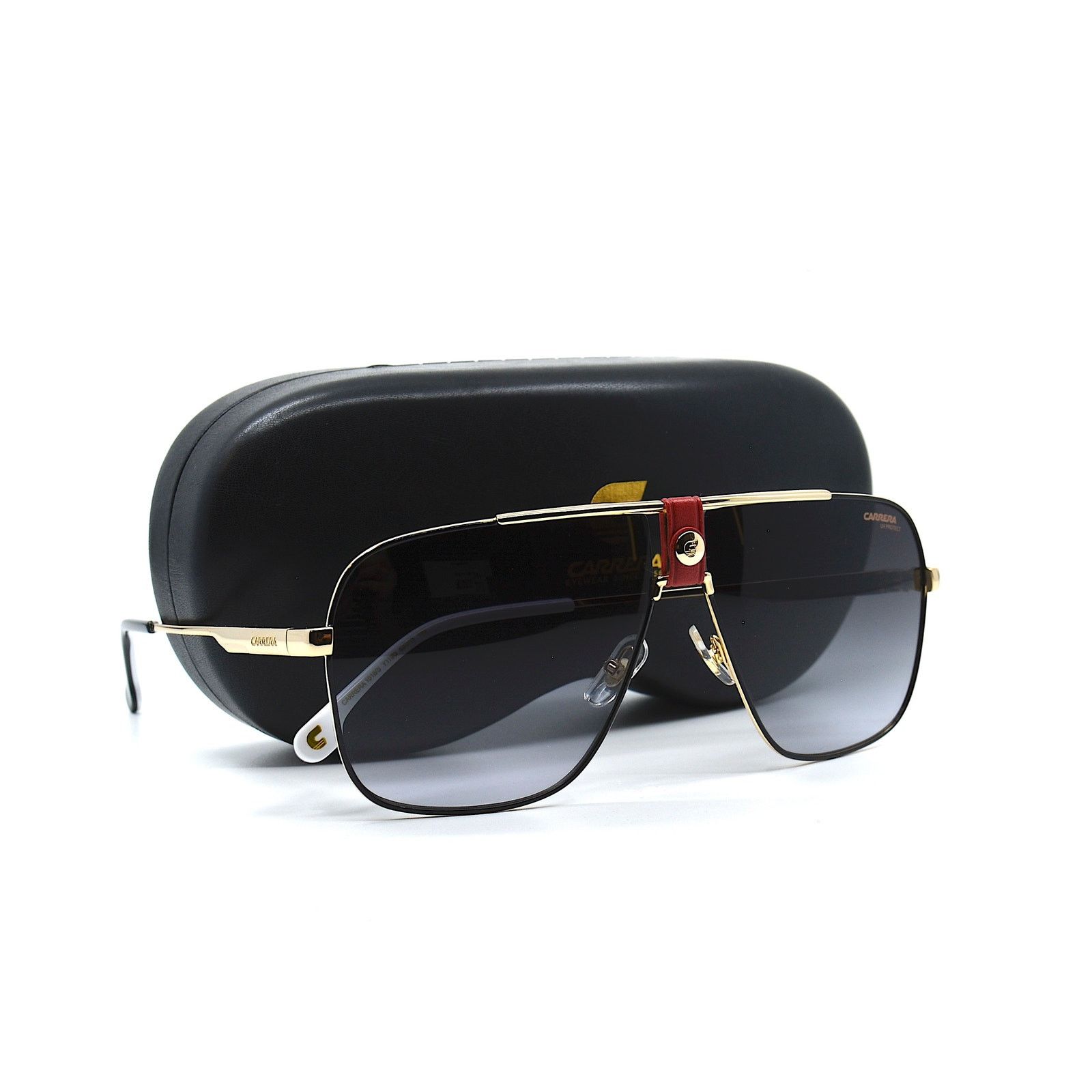 Carrera NEW CARRERA 1018/S BLACK/GOLD GREY GRADIENT SUNGLASSES Size ONE SIZE - 11 Thumbnail